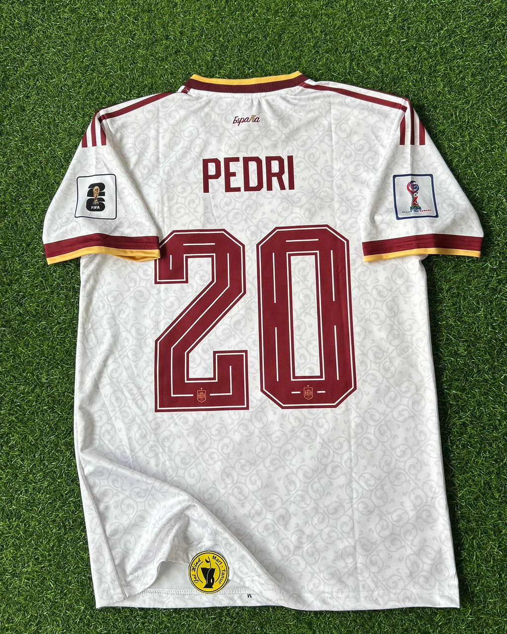 SPAIN 2026 WORLD CUP AWAY KIT, HALF SLEEVE  EMBROIDERY