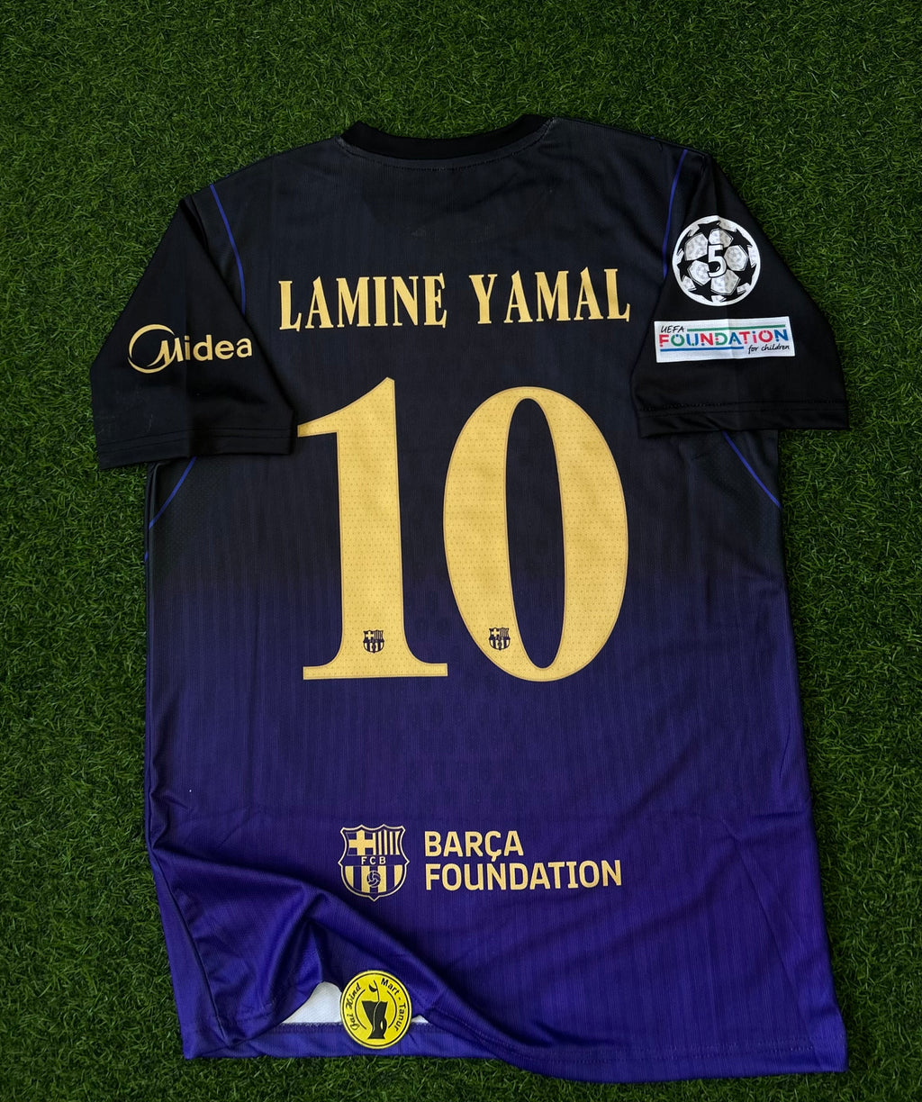 BARCELONA 2026-27 SEASON AWAY JERSEY, HALF SLEEVE, 3D SILICONE HEAT PRESS LOGO
