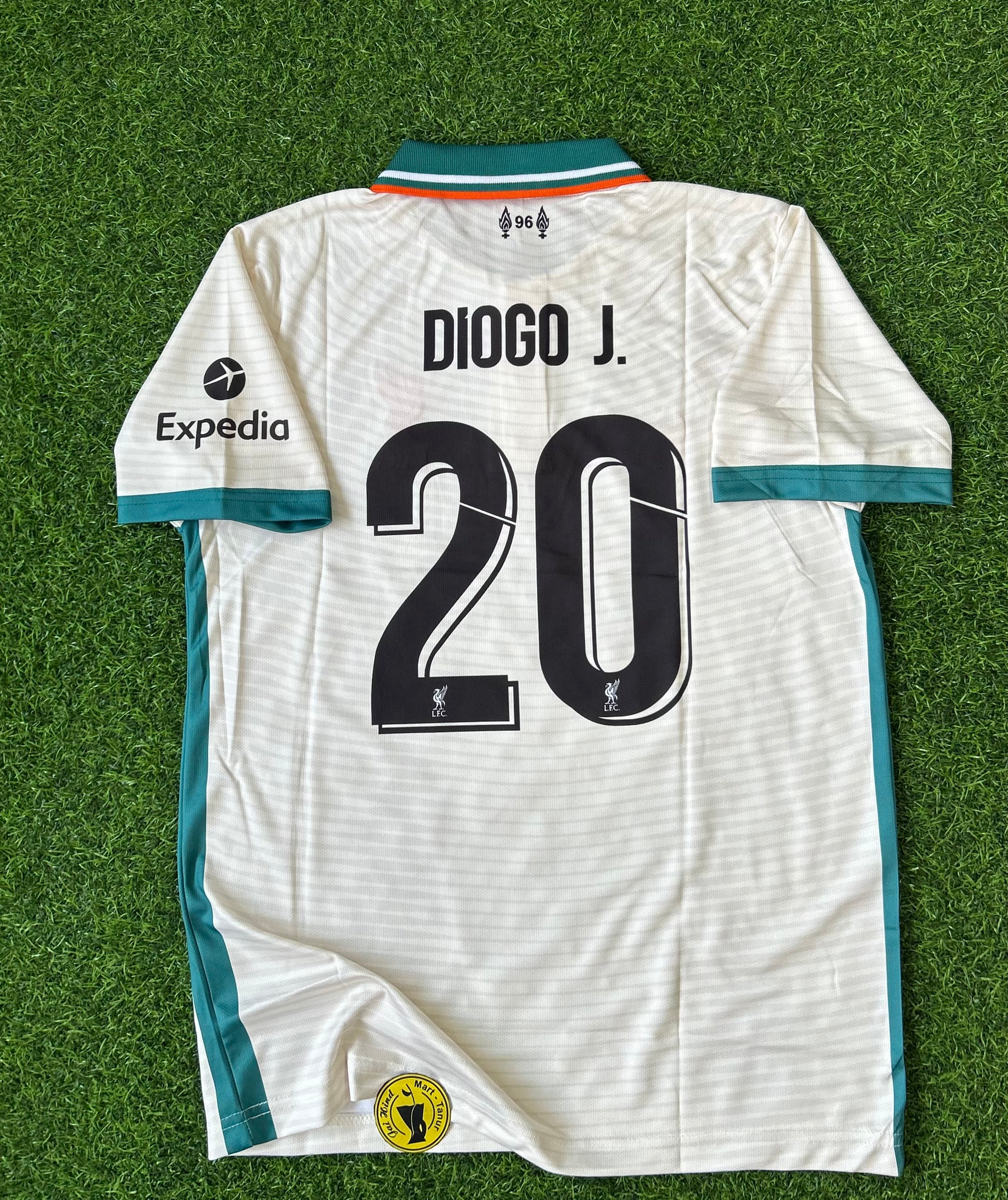 LIVERPOOL 2021-22 AWAY JERSEY, HALF SLEEVE POLO EMBROIDERY
