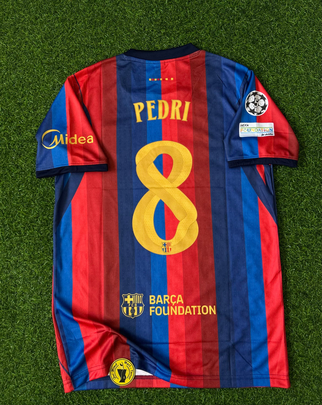 BARCELONA 2026-27 SEASON HOME JERSEY, HALF SLEEVE EMBROIDERY
