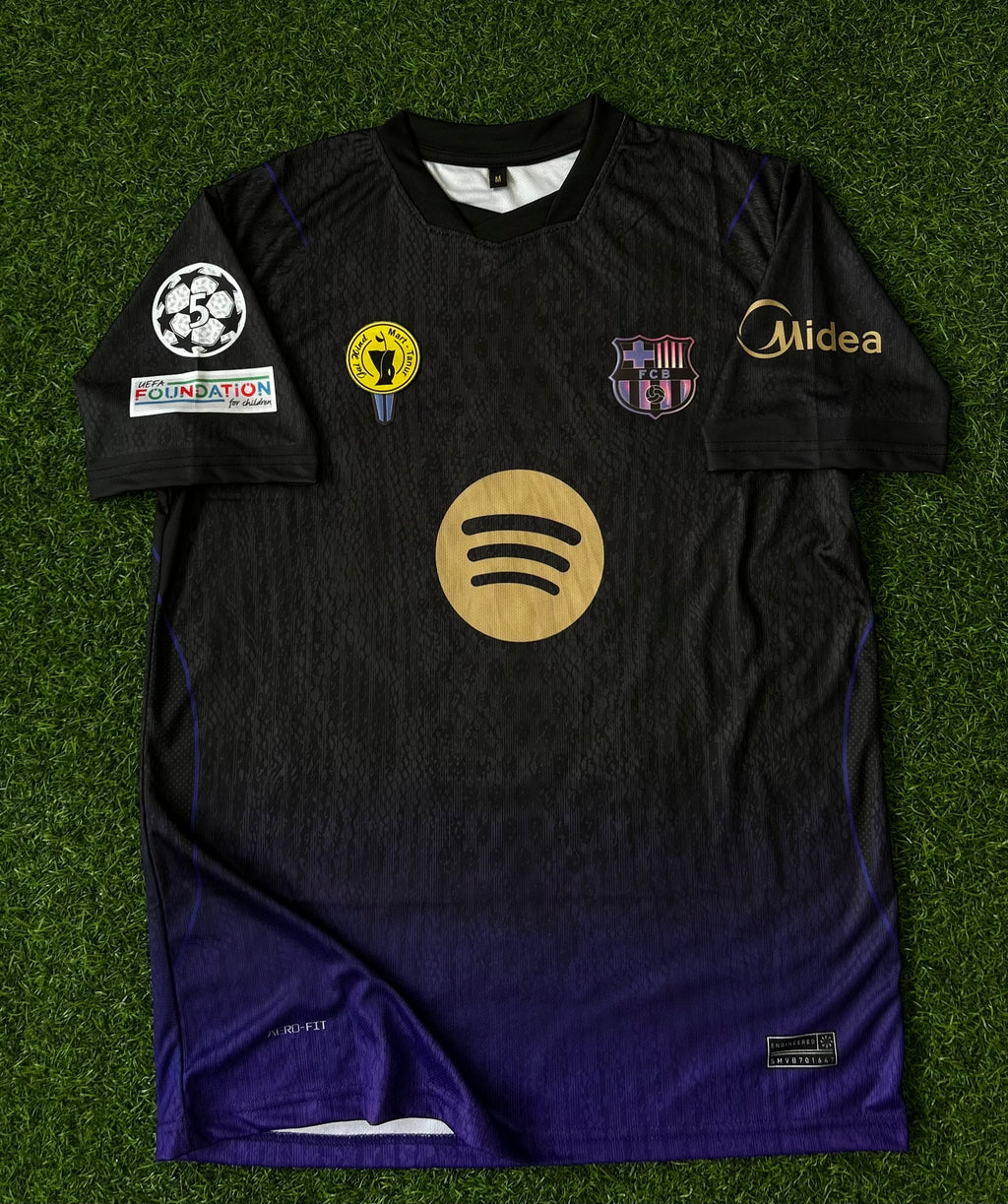 BARCELONA 2026-27 SEASON AWAY JERSEY, HALF SLEEVE, 3D SILICONE HEAT PRESS LOGO