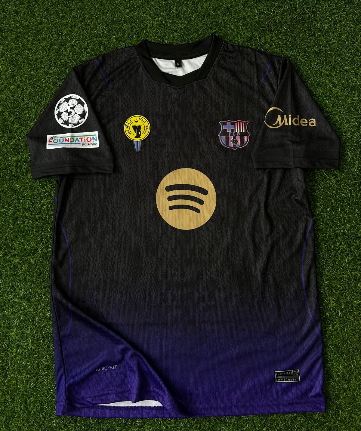 BARCELONA 2026-27 SEASON AWAY JERSEY, HALF SLEEVE, 3D SILICONE HEAT PRESS LOGO