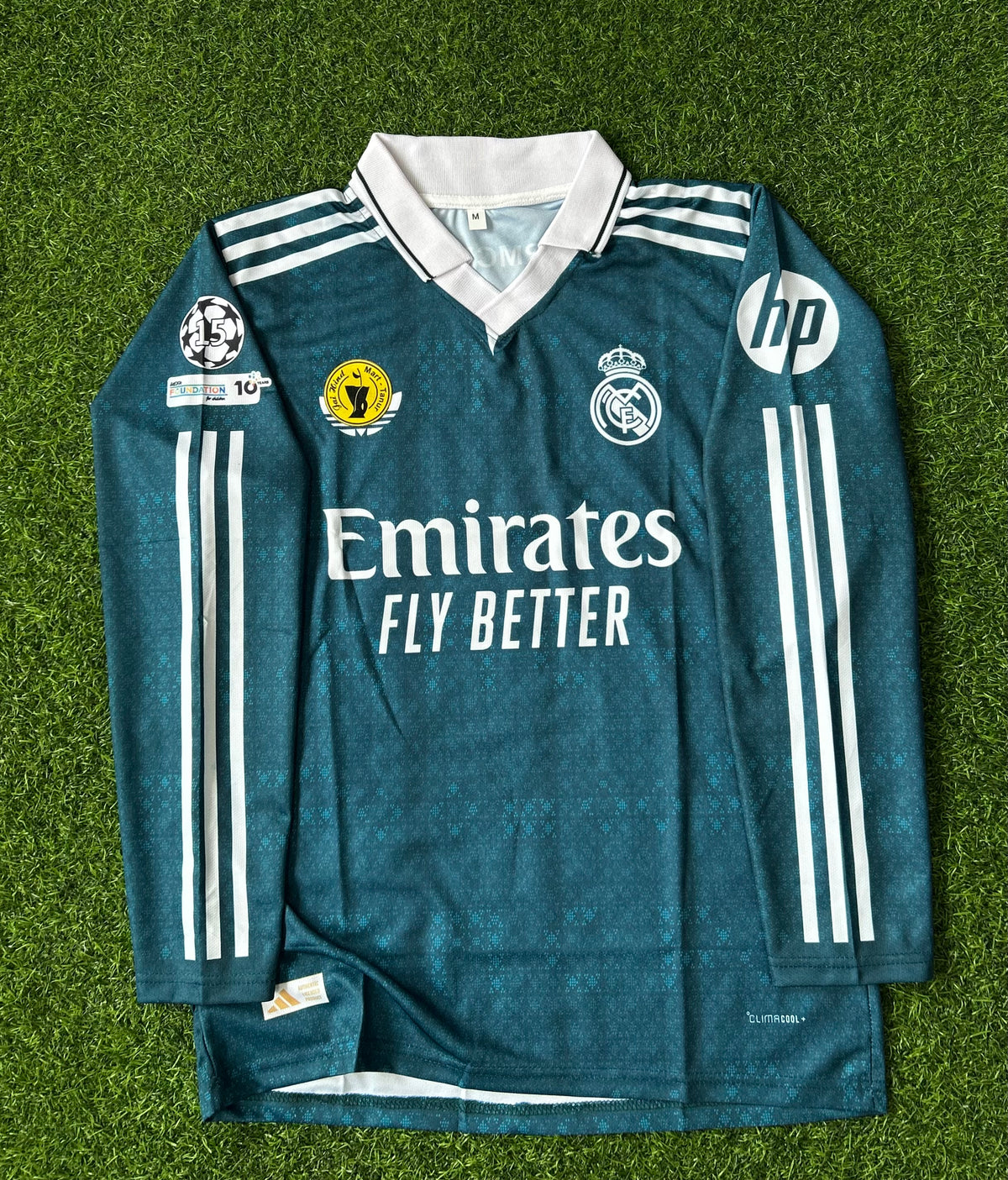 REAL MADRID 2026-27 SEASON AWAY JERSEY, FULL SLEEVE POLO  SUBLIMATION