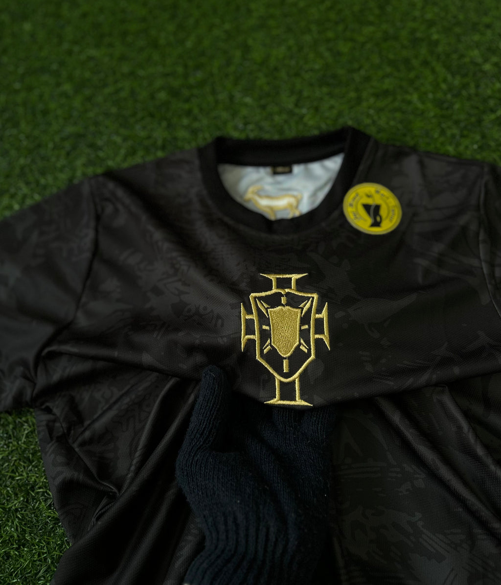 PORTUGAL GOAT SPECIAL EDITION JERSEY, RONALDO TRIBUTE, HALF SLEEVE EMBROIDERY