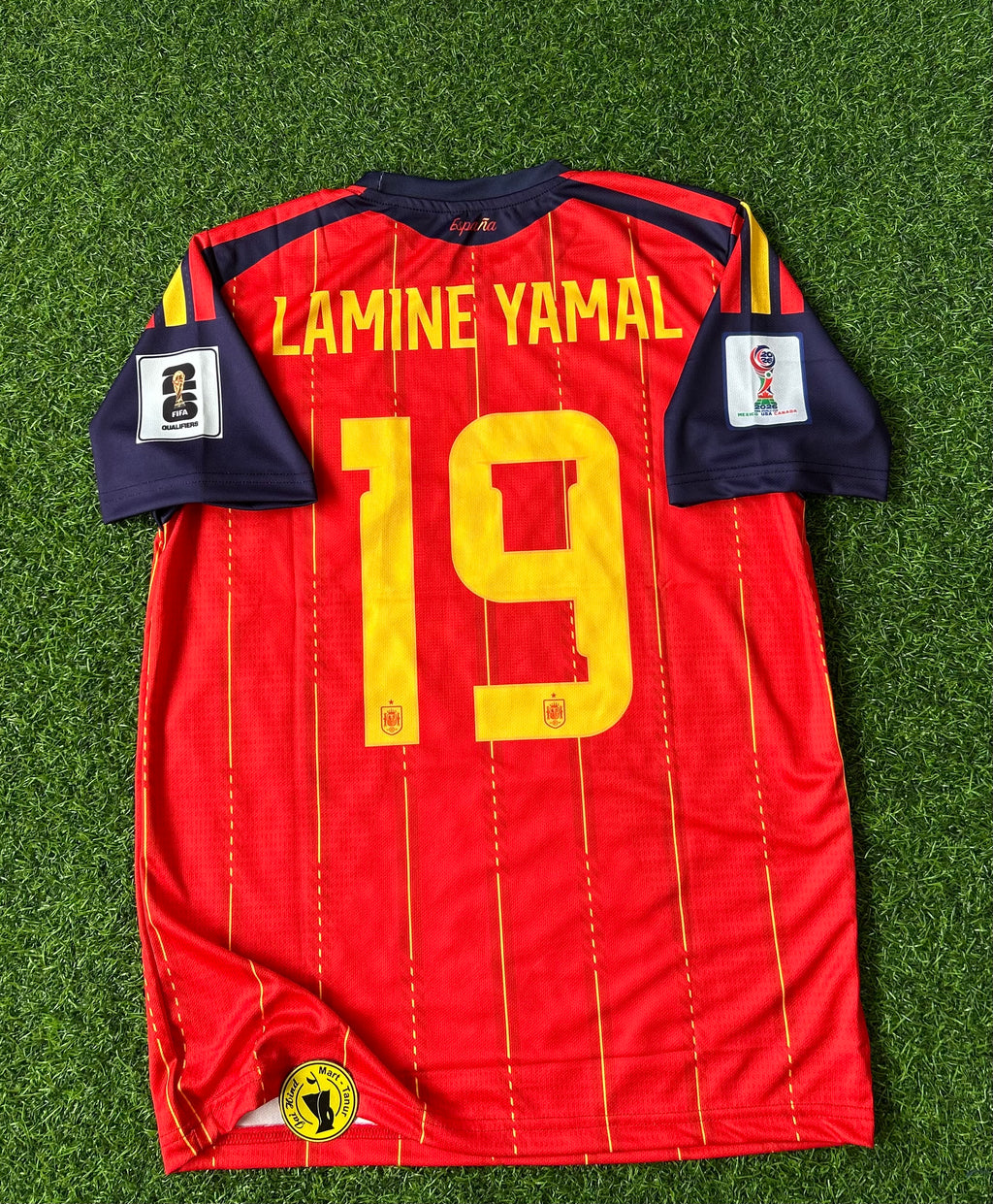 SPAIN 2026 WORLD CUP HOME KIT, HALF SLEEVE EMBROIDERY