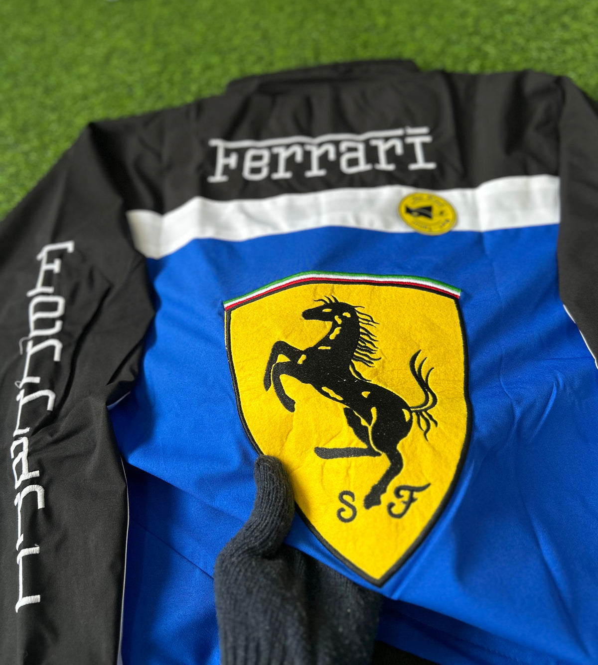 IMPORTED ZIPPER JACKET, FERRARI EDITION, FULL LOGO EMBROIDERY