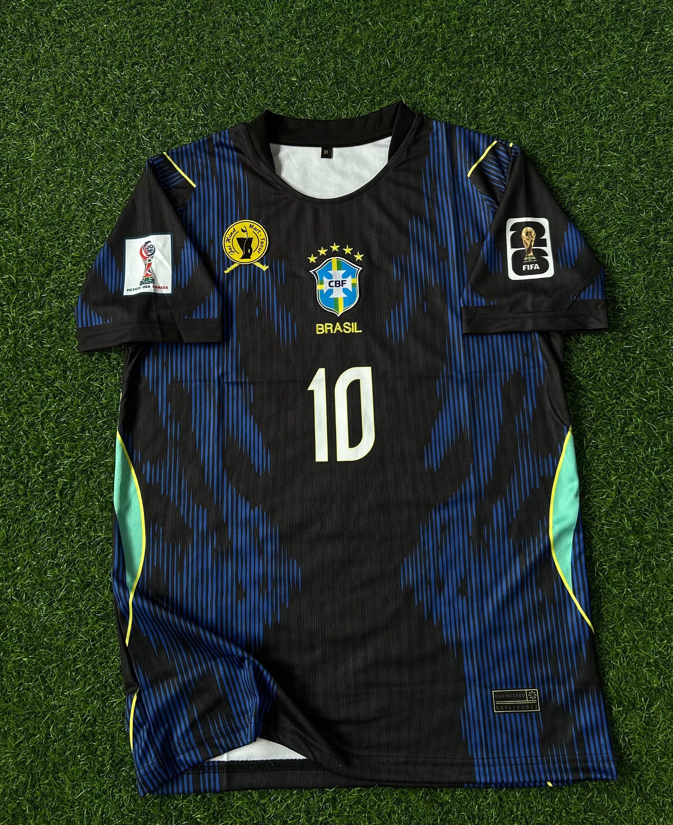 BRAZIL 2026 WORLD CUP AWAY KIT, HALF SLEEVE EMBROIDERY
