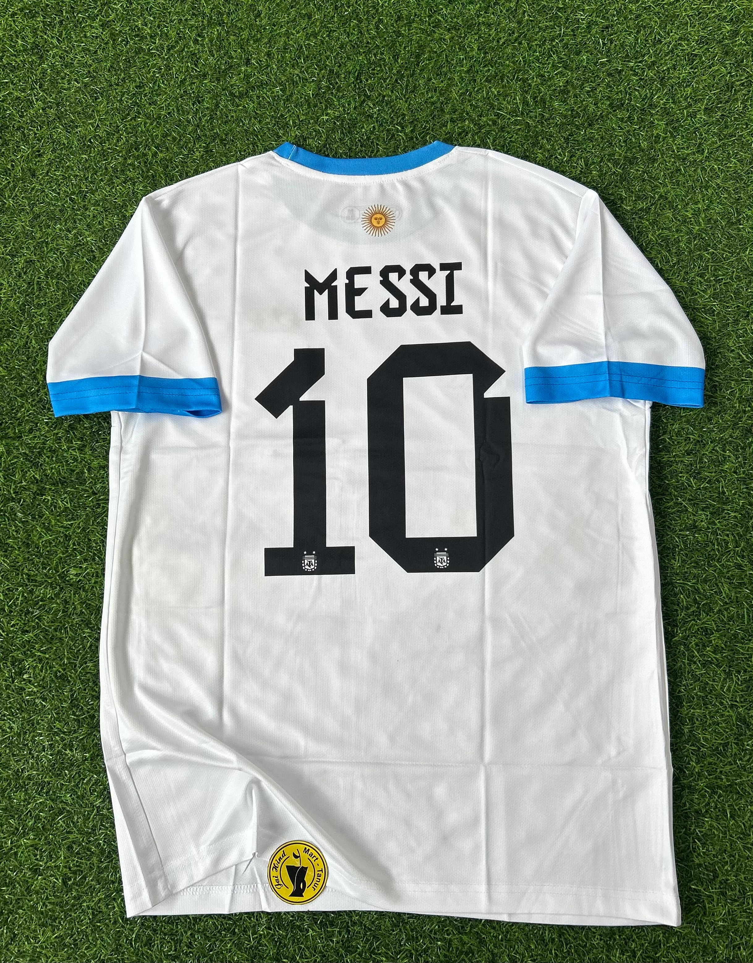 ARGENTINA WORLD CUP WINNING SPECIAL EDITION KIT,  HALF SLEEVE  EMBROIDERY