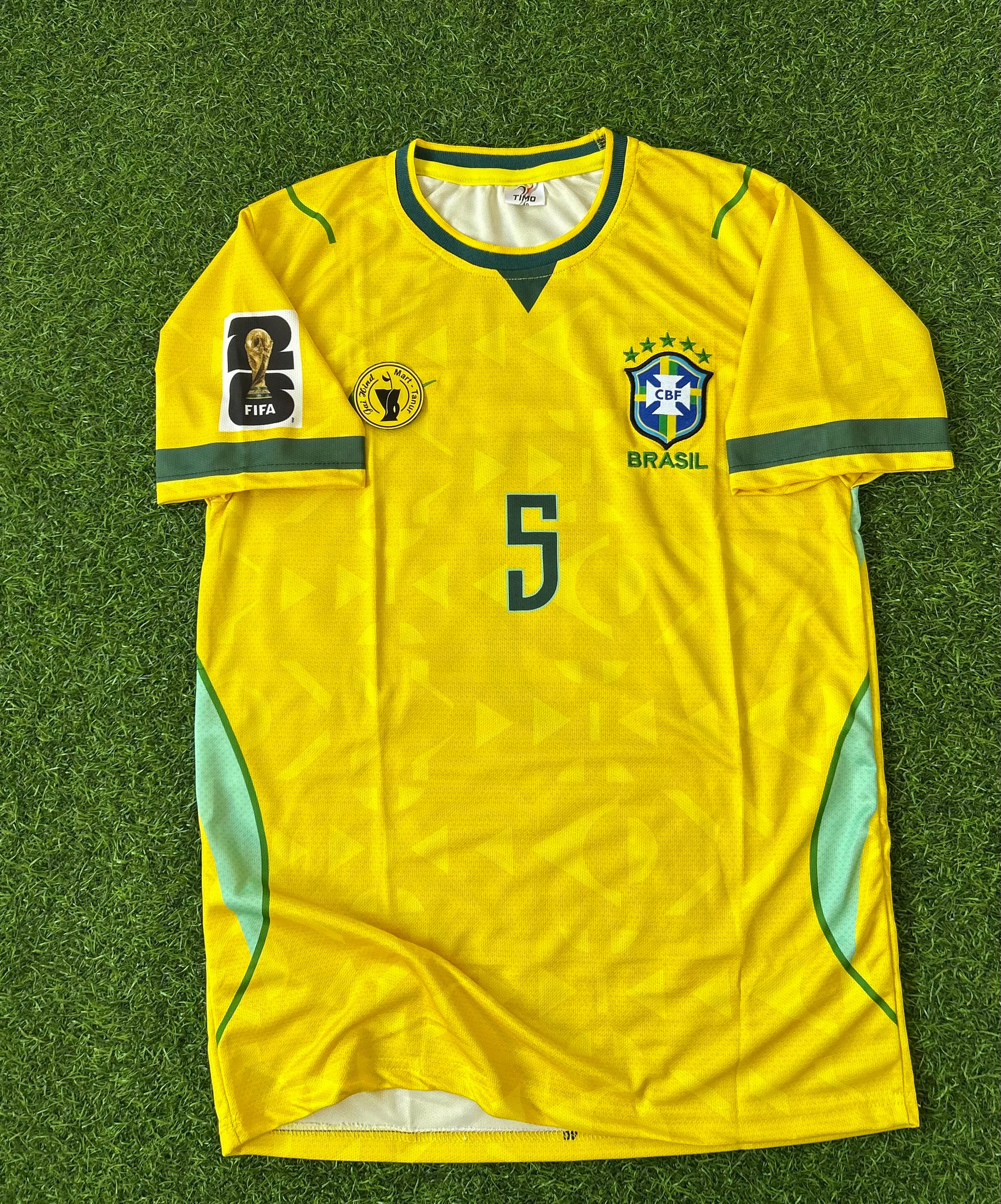 BRAZIL 2026 WORLD CUP HOME KIT, HALF SLEEVE EMBROIDERY