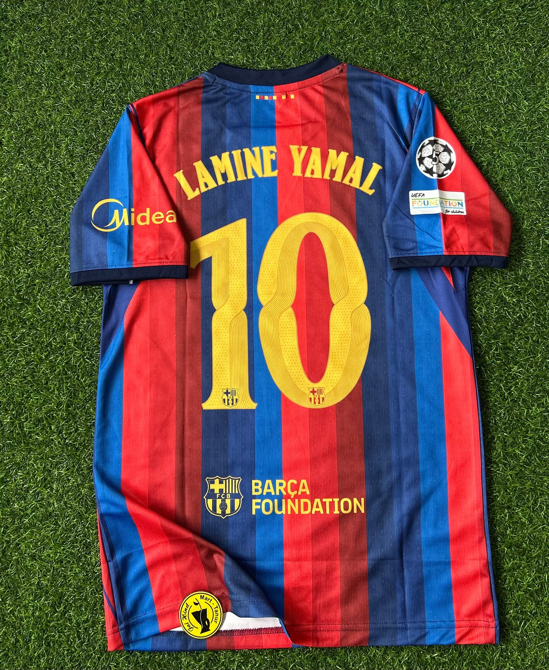 BARCELONA 2026-27 SEASON HOME KIT, HALF SLEEVE EMBROIDERY