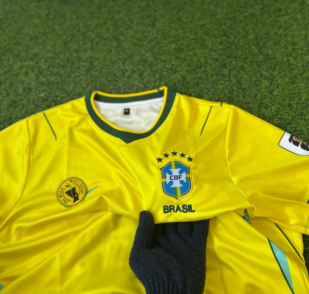 BRAZIL 2026 WORLD CUP HOME KIT, HALF SLEEVE EMBROIDERY