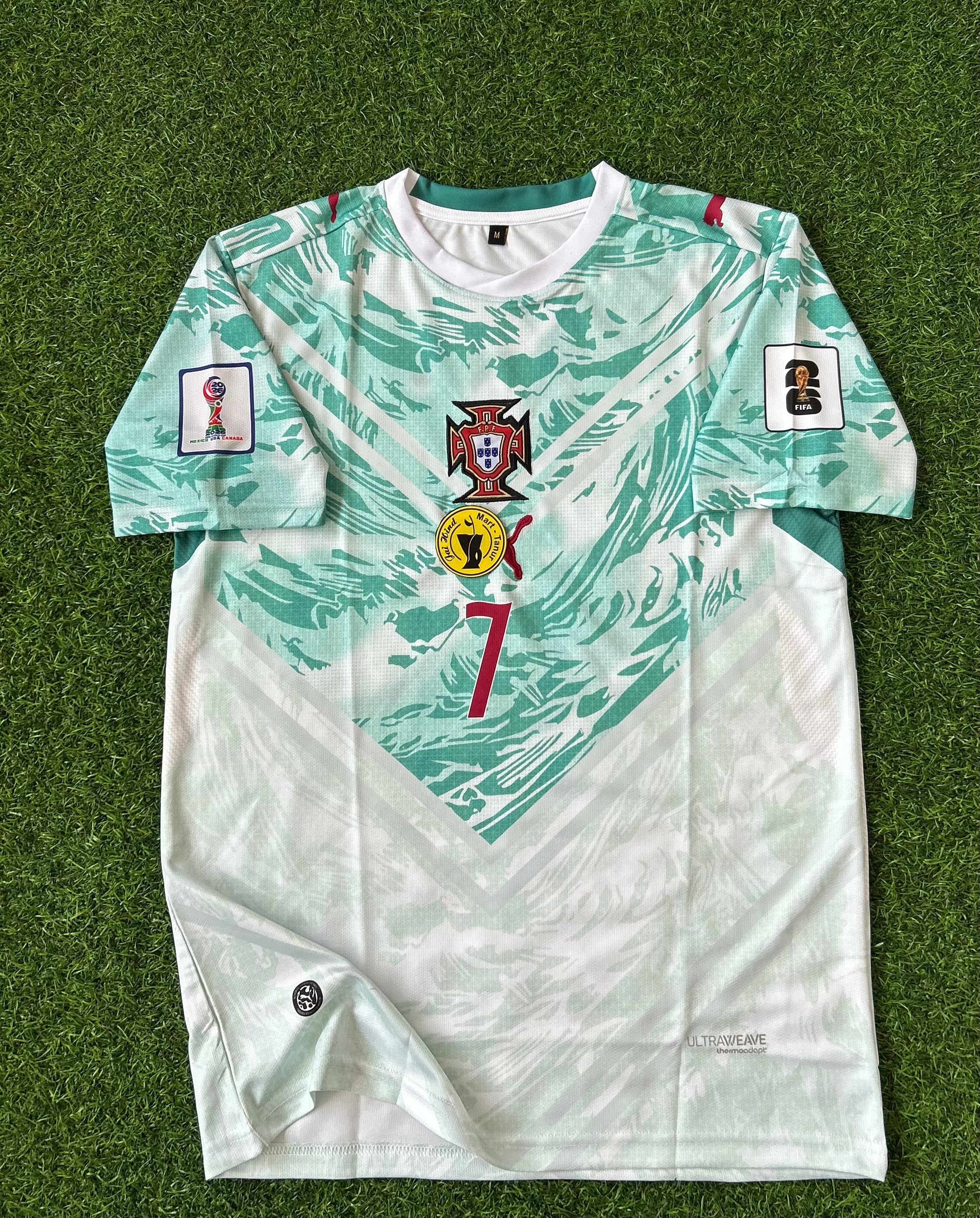 PORTUGAL 2026 WORLD CUP AWAY KIT, HALF SLEEVE  EMBROIDERY