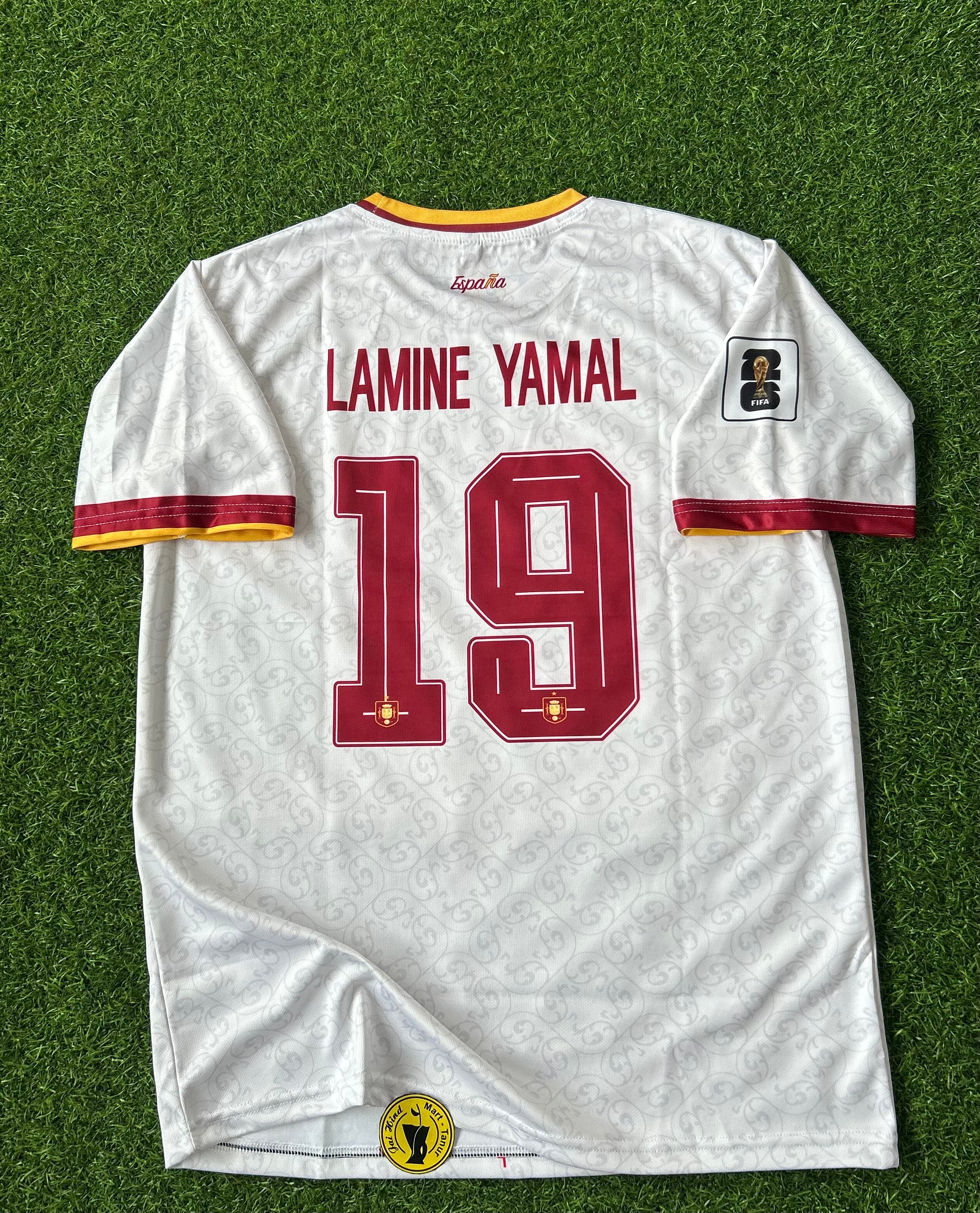 SPAIN 2026 WORLD CUP AWAY KIT, HALF SLEEVE  SUBLIMATION