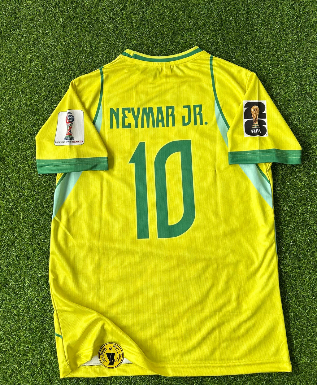 BRAZIL 2026 WORLD CUP HOME KIT, HALF SLEEVE  EMBROIDERY
