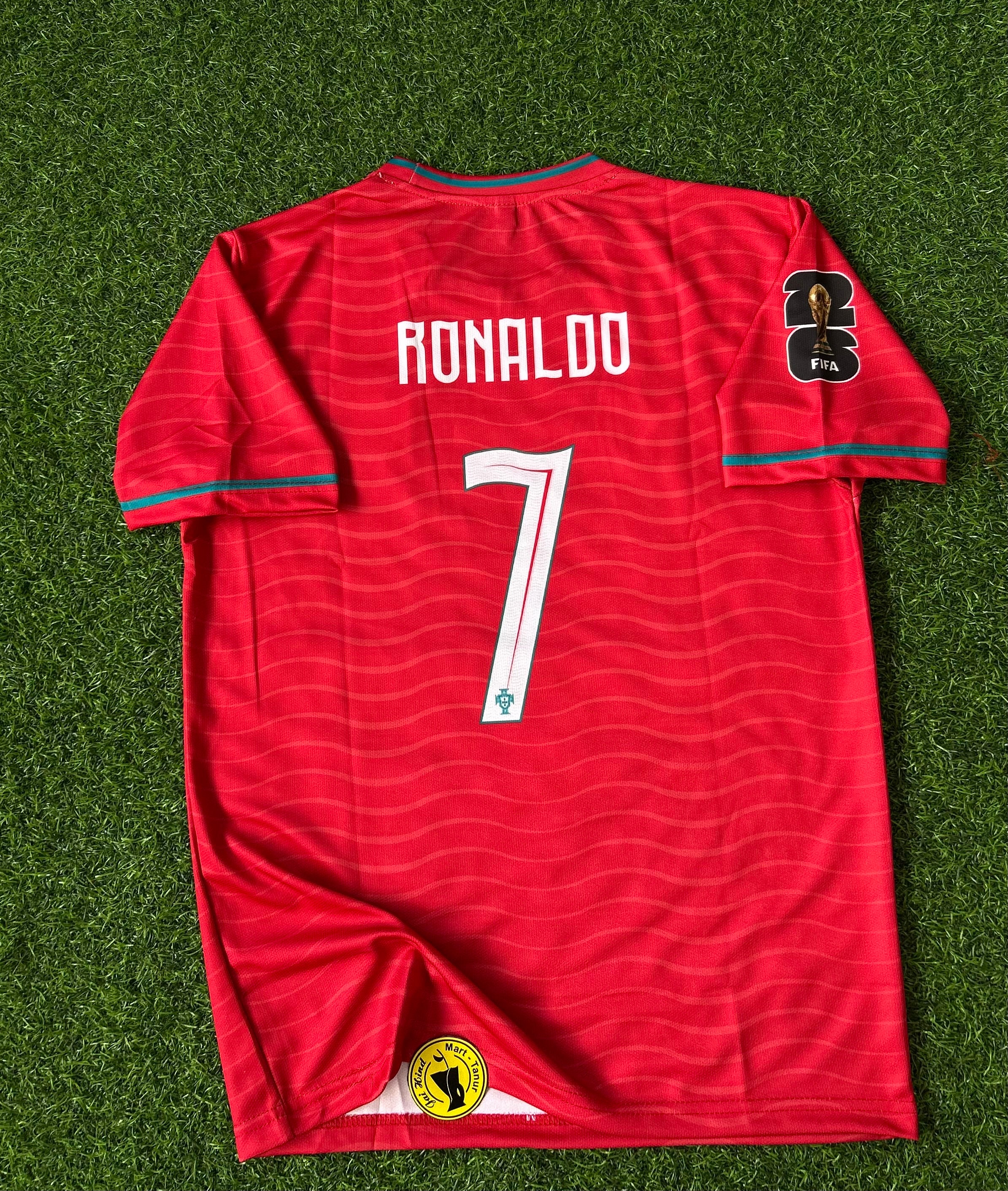 PORTUGAL 2026 WORLD CUP HOME KIT, HALF SLEEVE  EMBROIDERY