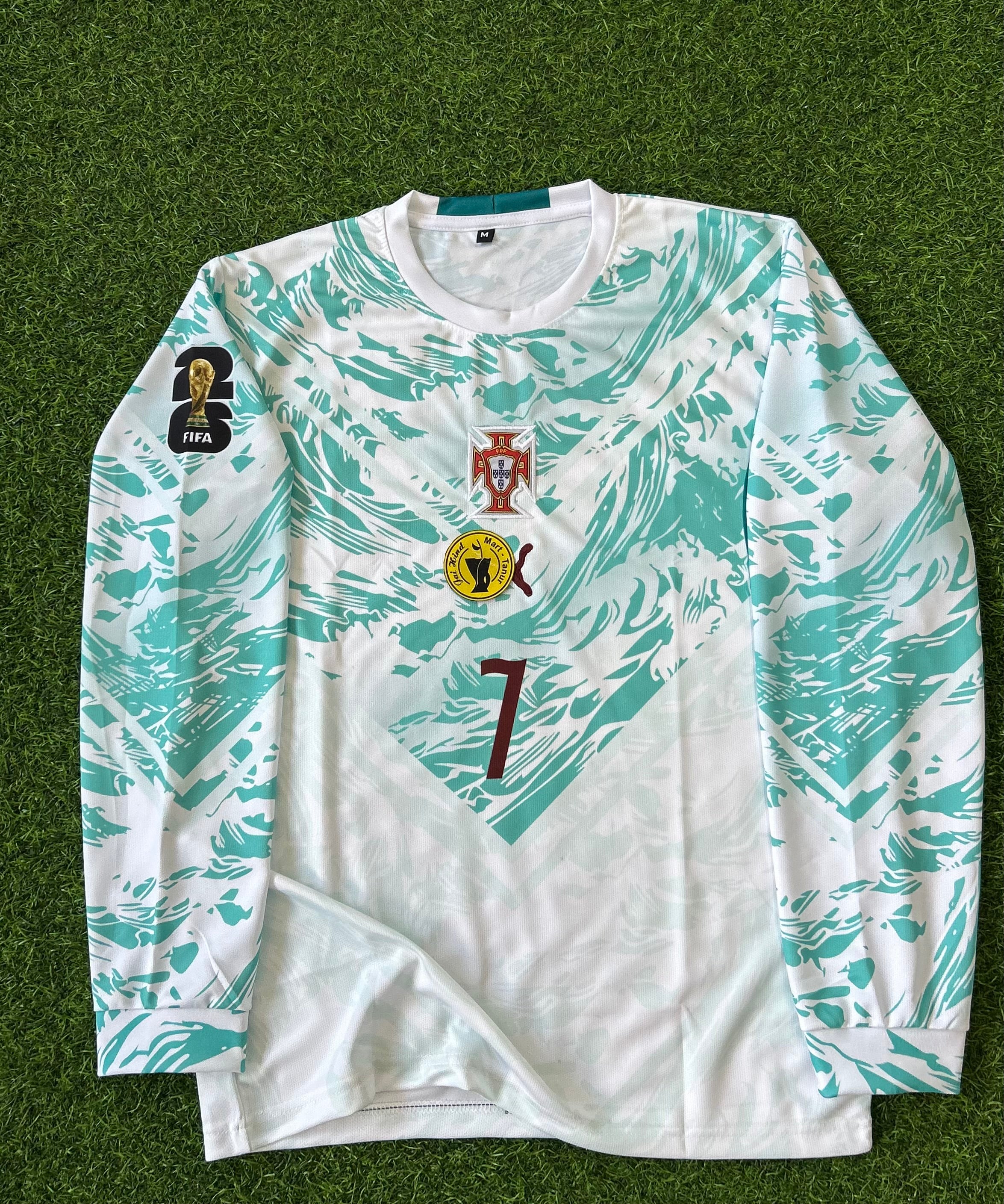 PORTUGAL 2026 WORLD CUP AWAY KIT, FULL SLEEVE EMBROIDERY