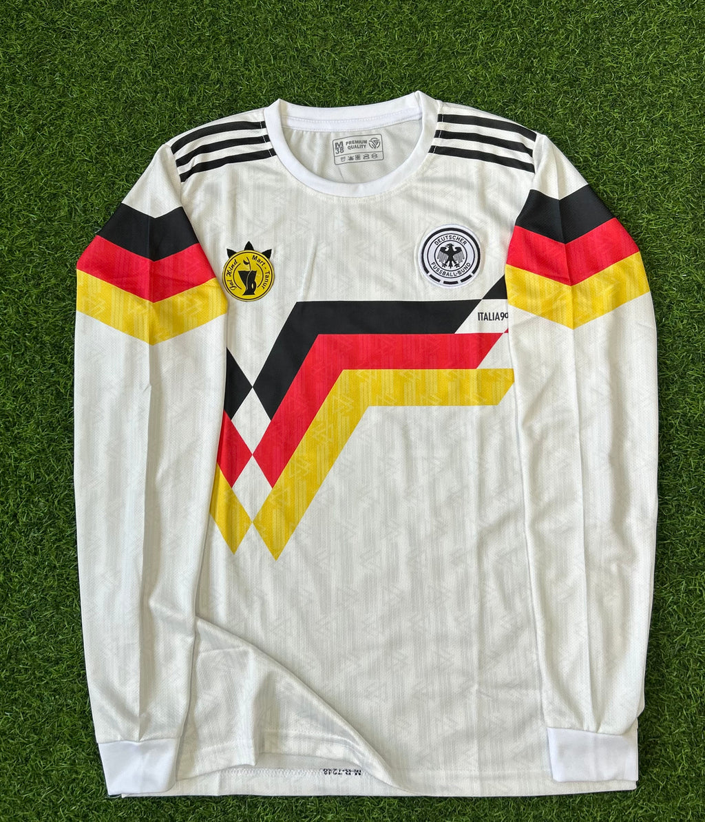 GERMANY 1990 HOME JERSEY, FULL SLEEVE EMBROIDERY