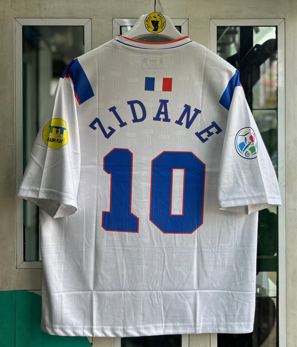 FRANCE 1996-97 AWAY KIT, FIVE SLEEVE SUBLIMATION