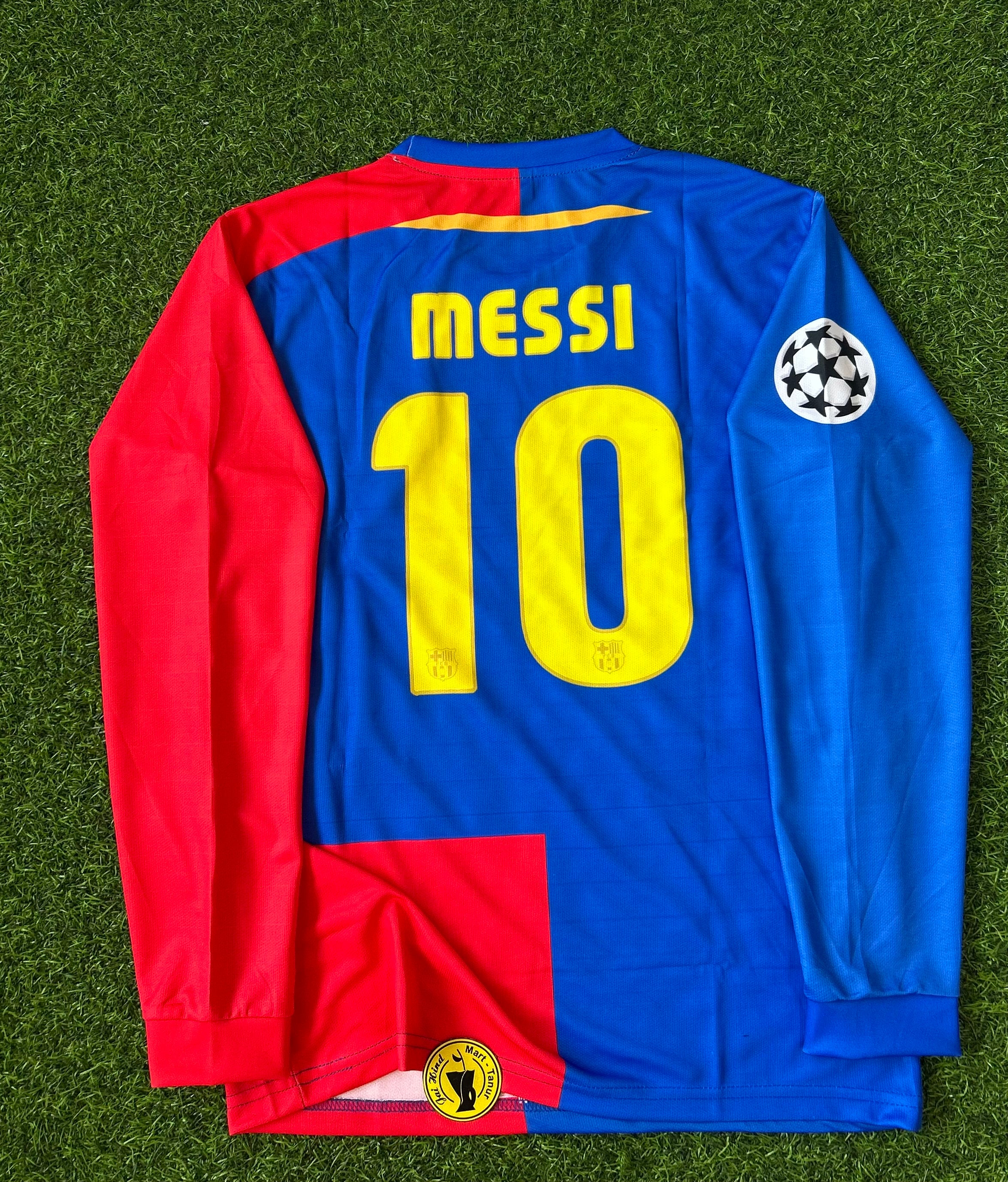 BARCELONA 2008-09 HOME KIT, FULL SLEEVE EMBROIDERY
