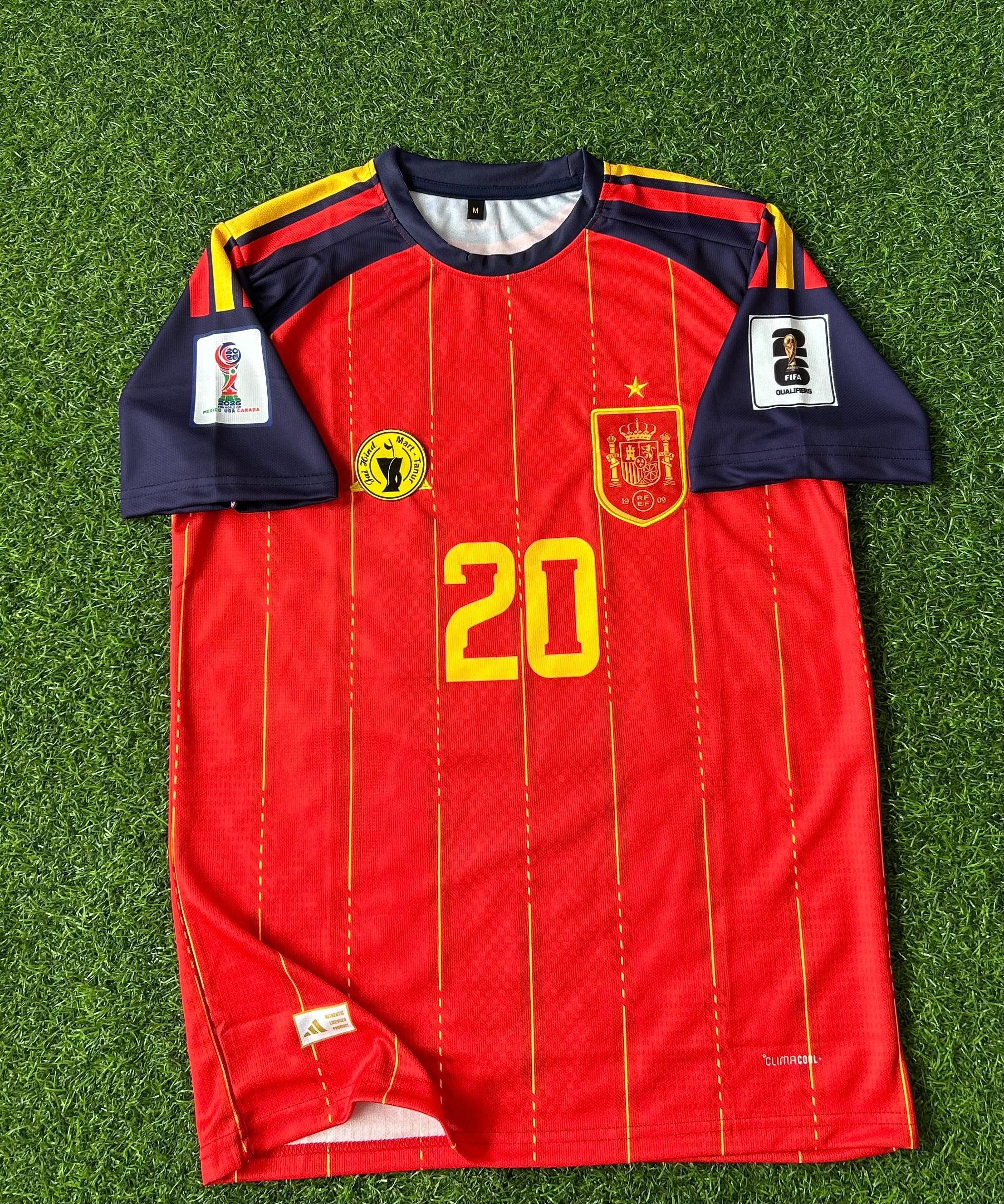 SPAIN 2026 WORLD CUP HOME KIT, HALF SLEEVE EMBROIDERY