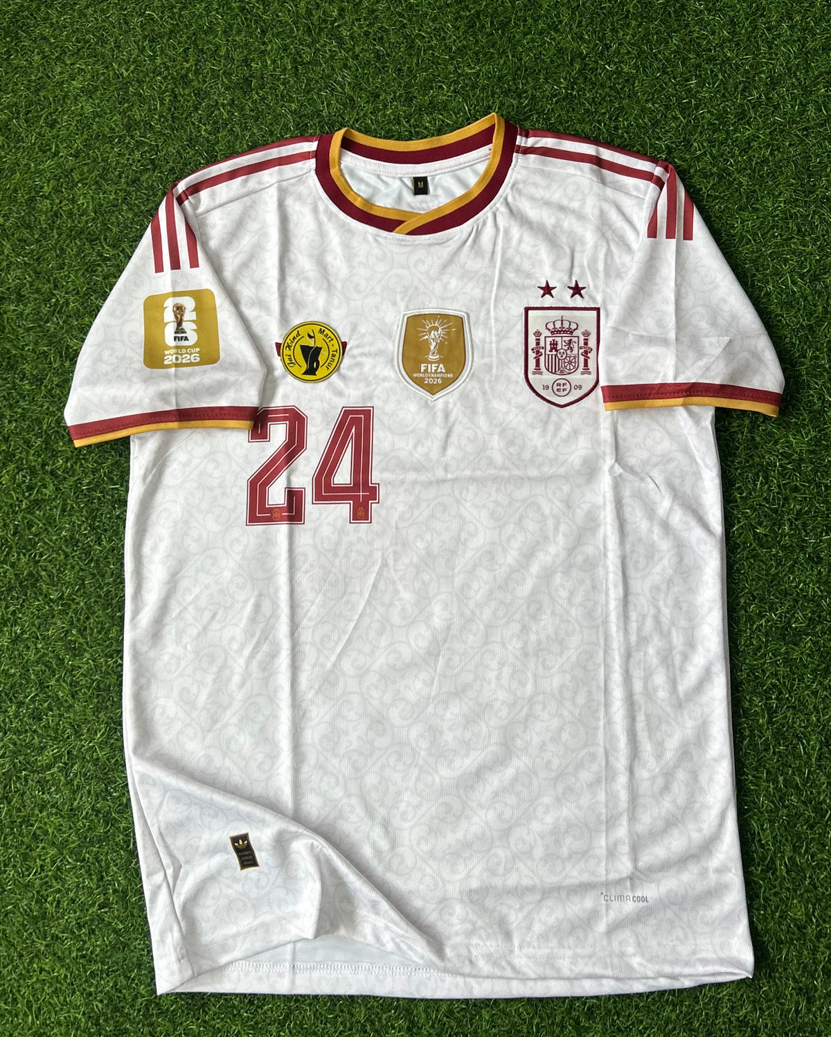 SPAIN 2026 HOME JERSEY, HALF SLEEVE EMBROIDERY