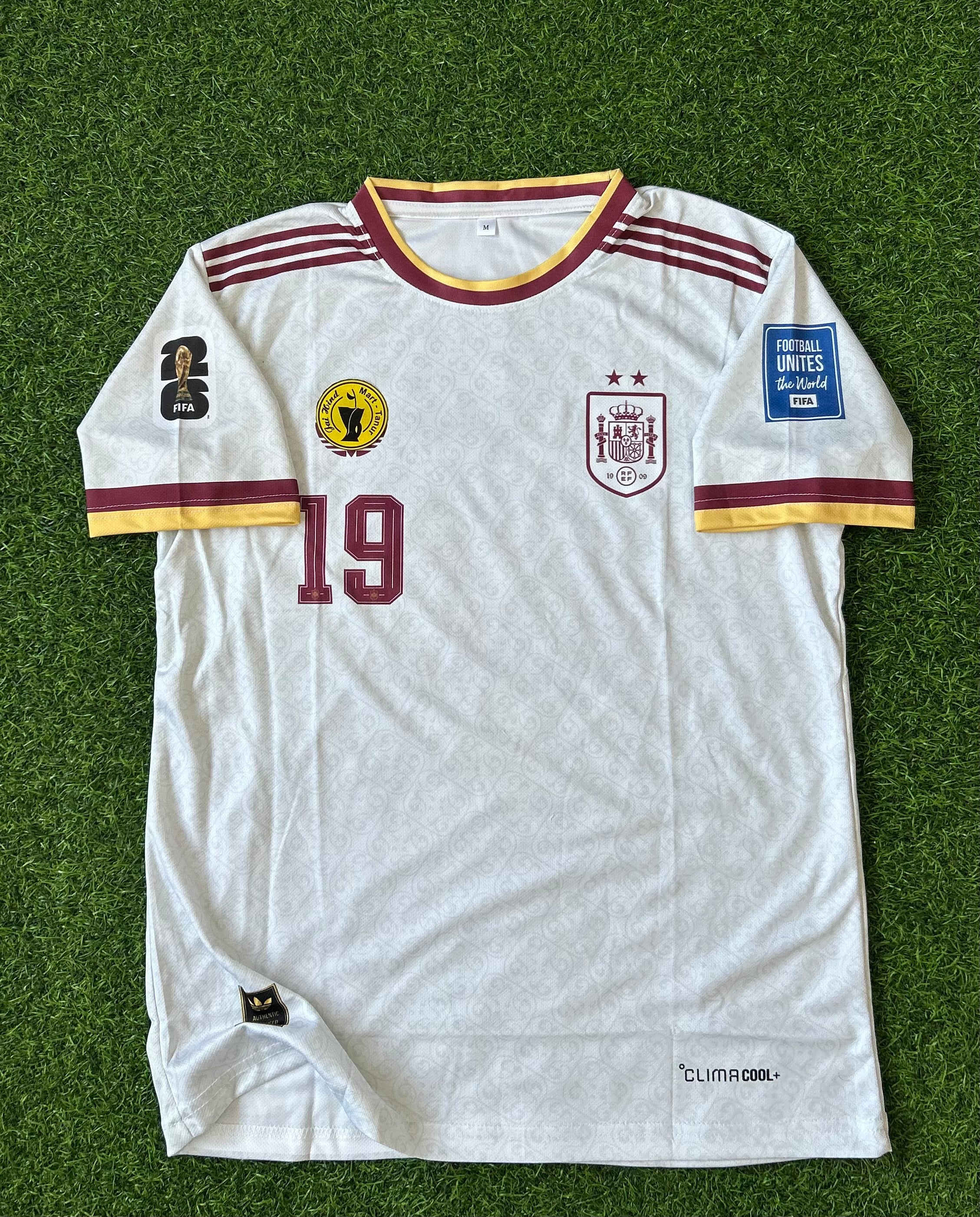 SPAIN 2026 AWAY KIT, HALF SLEEVE SUBLIMATION