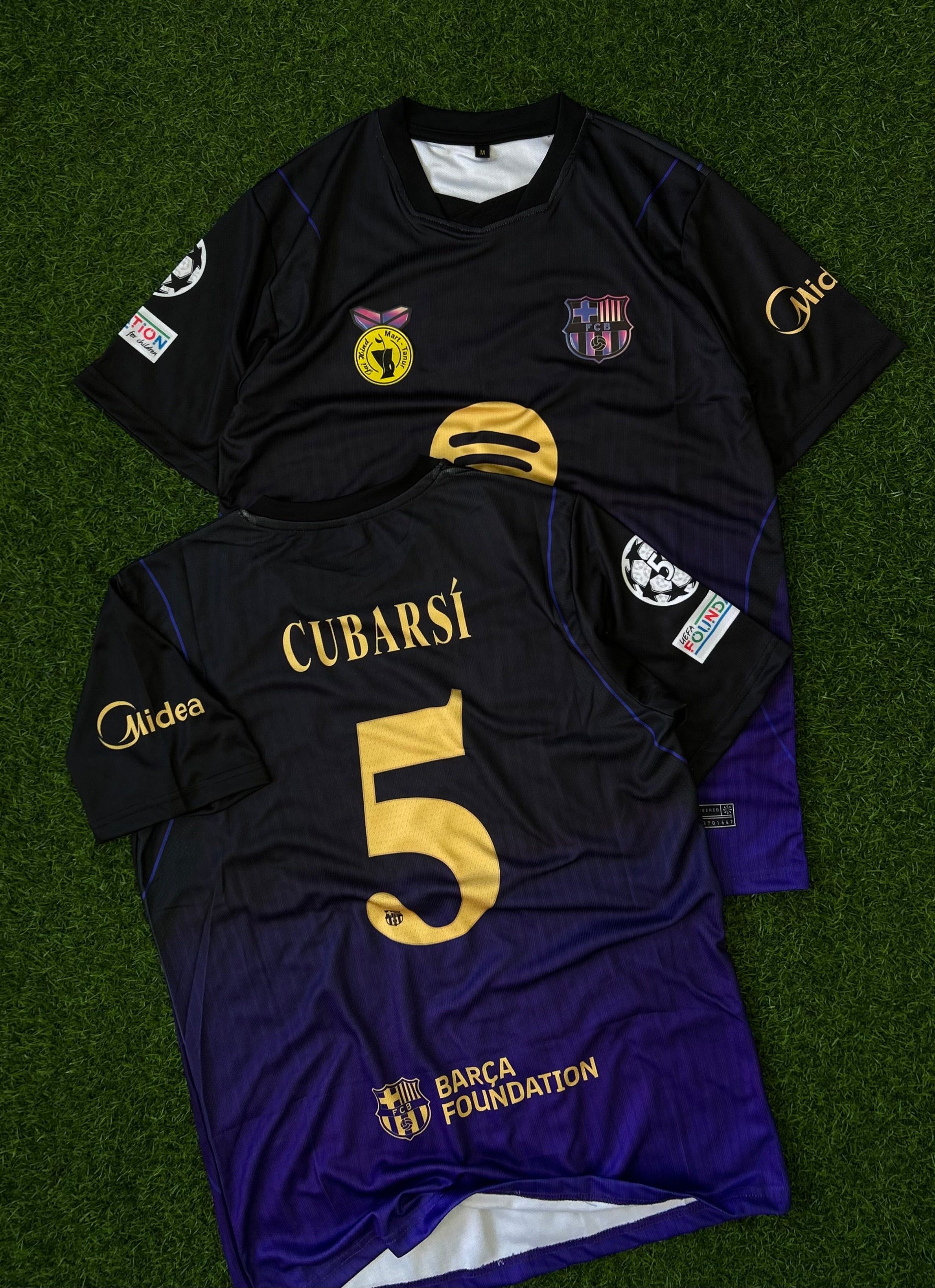 BARCELONA 2026-27 SEASON AWAY JERSEY, HALF SLEEVE, 3D SILICONE HEAT PRESS LOGO