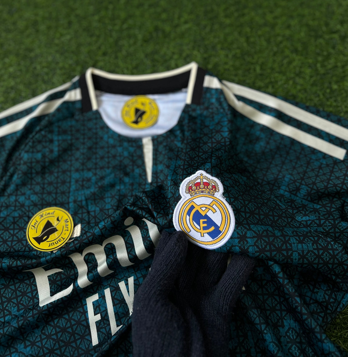 REAL MADRID 2026-27 SEASON AWAY JERSEY, HALF SLEEVE  EMBROIDERY