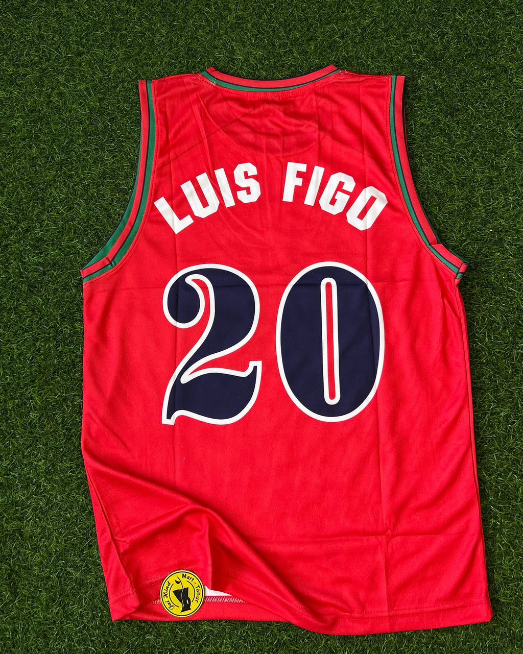 PORTUGAL 1996 HOME JERSEY, SLEEVELESS  SUBLIMATION