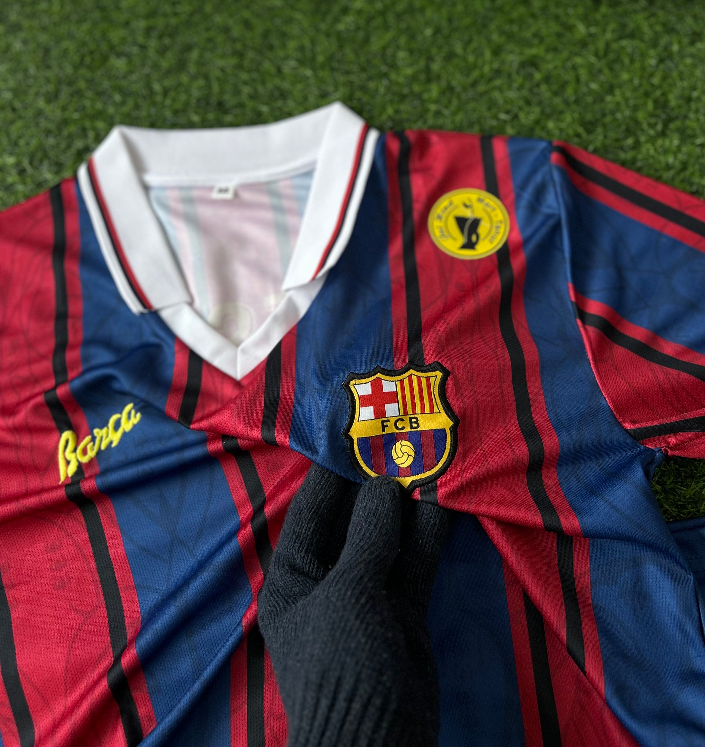 BARCELONA 125th ANNIVERSARY SPECIAL KIT, HALFSLEEVE  POLO  EMBROIDERY