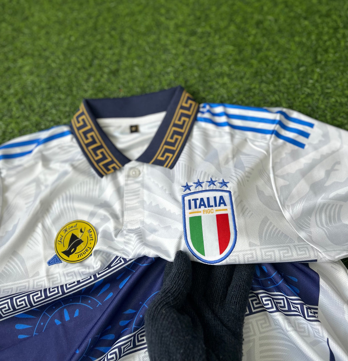 ITALY x GUCCI SPECIAL EDITION JERSEY, HALF SLEEVE POLO EMBROIDERY