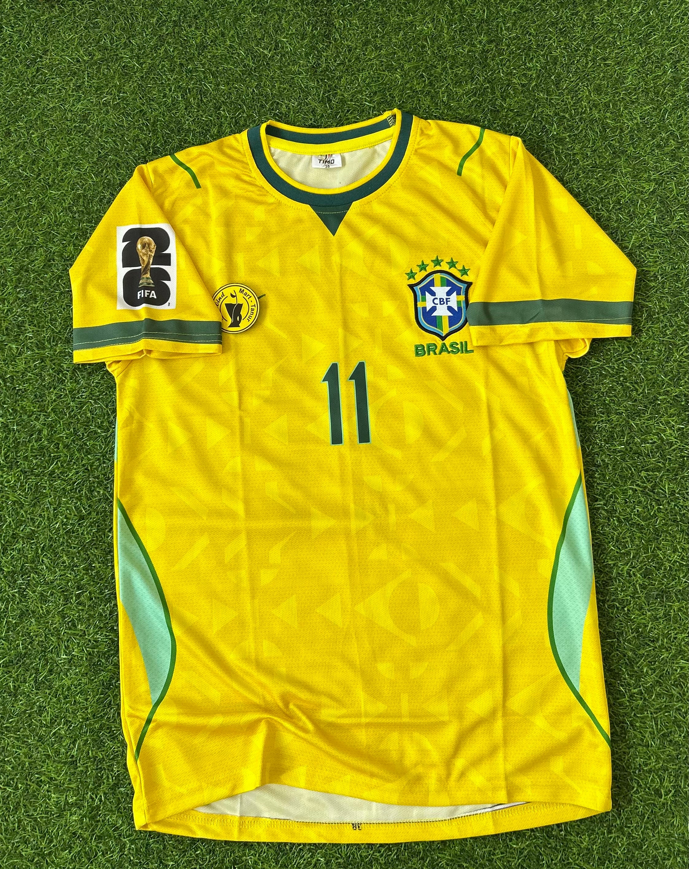 BRAZIL 2026 WORLD CUP HOME KIT, HALF SLEEVE EMBROIDERY