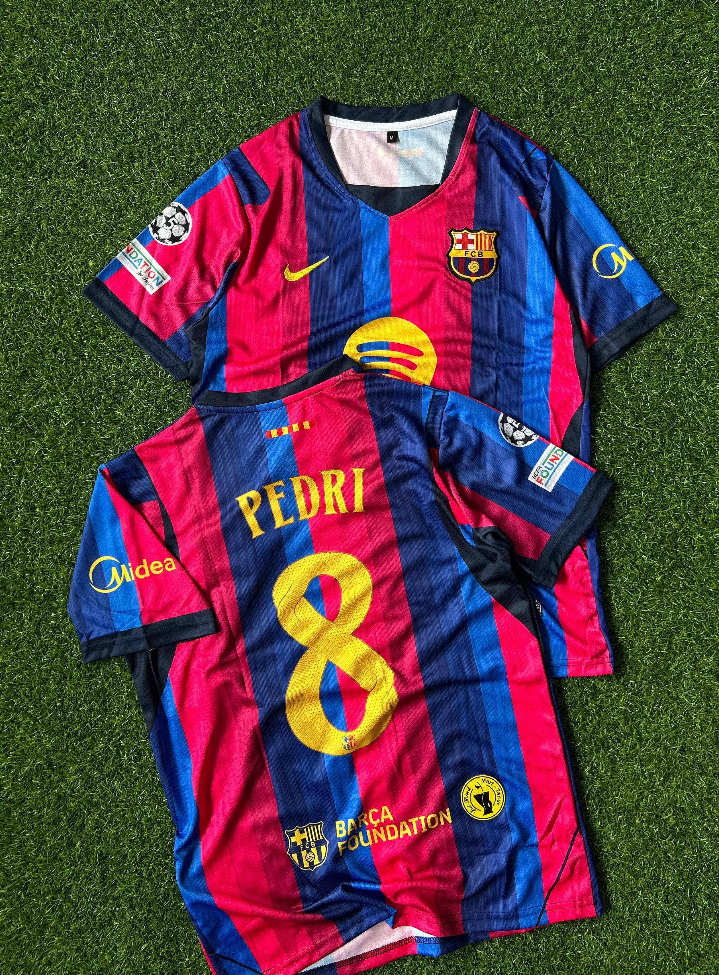 BARCELONA 2026-27 SEASON HOME JERSEY, HALF SLEEVE EMBROIDERY