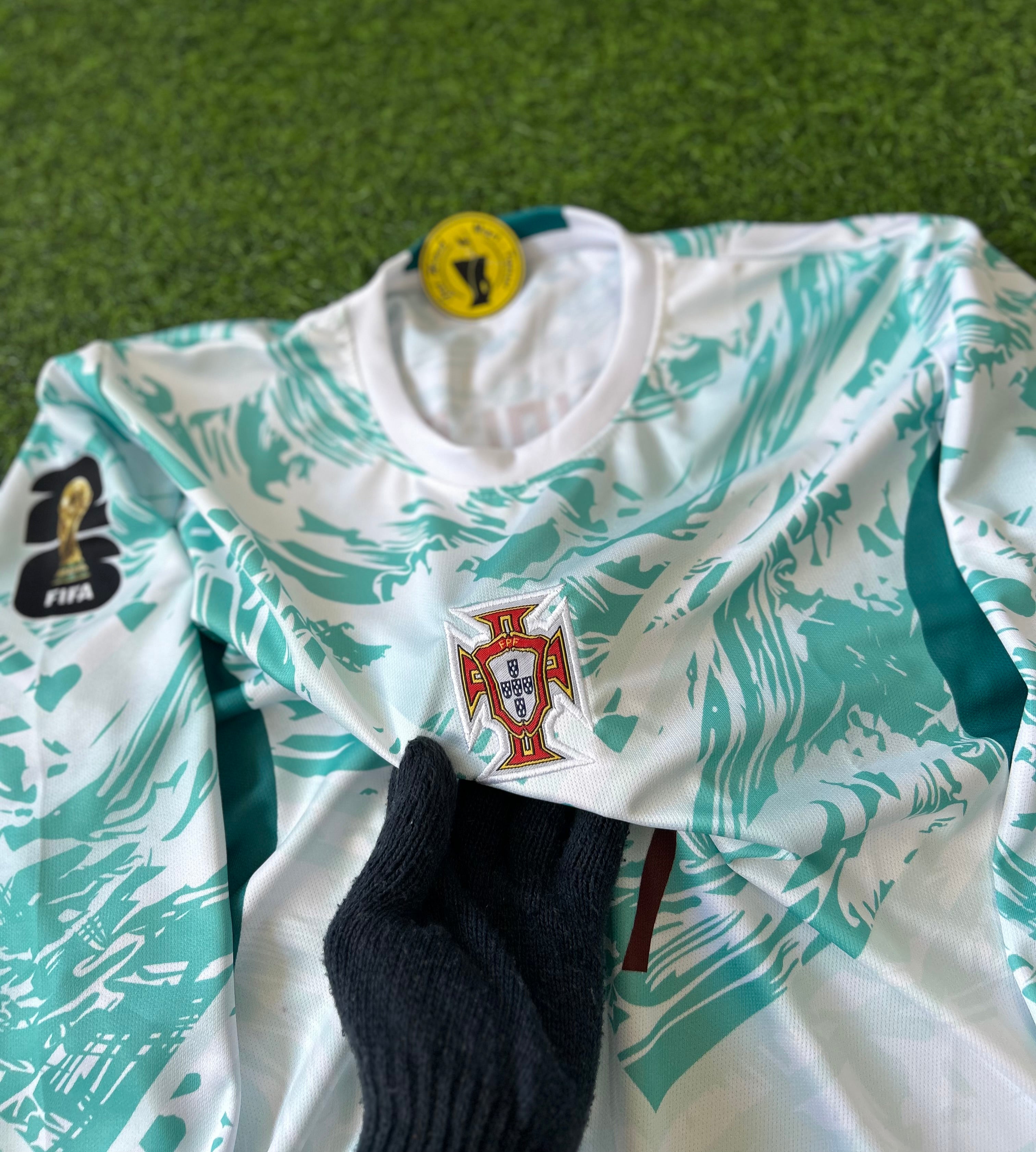 PORTUGAL 2026 WORLD CUP AWAY KIT, FULL SLEEVE EMBROIDERY