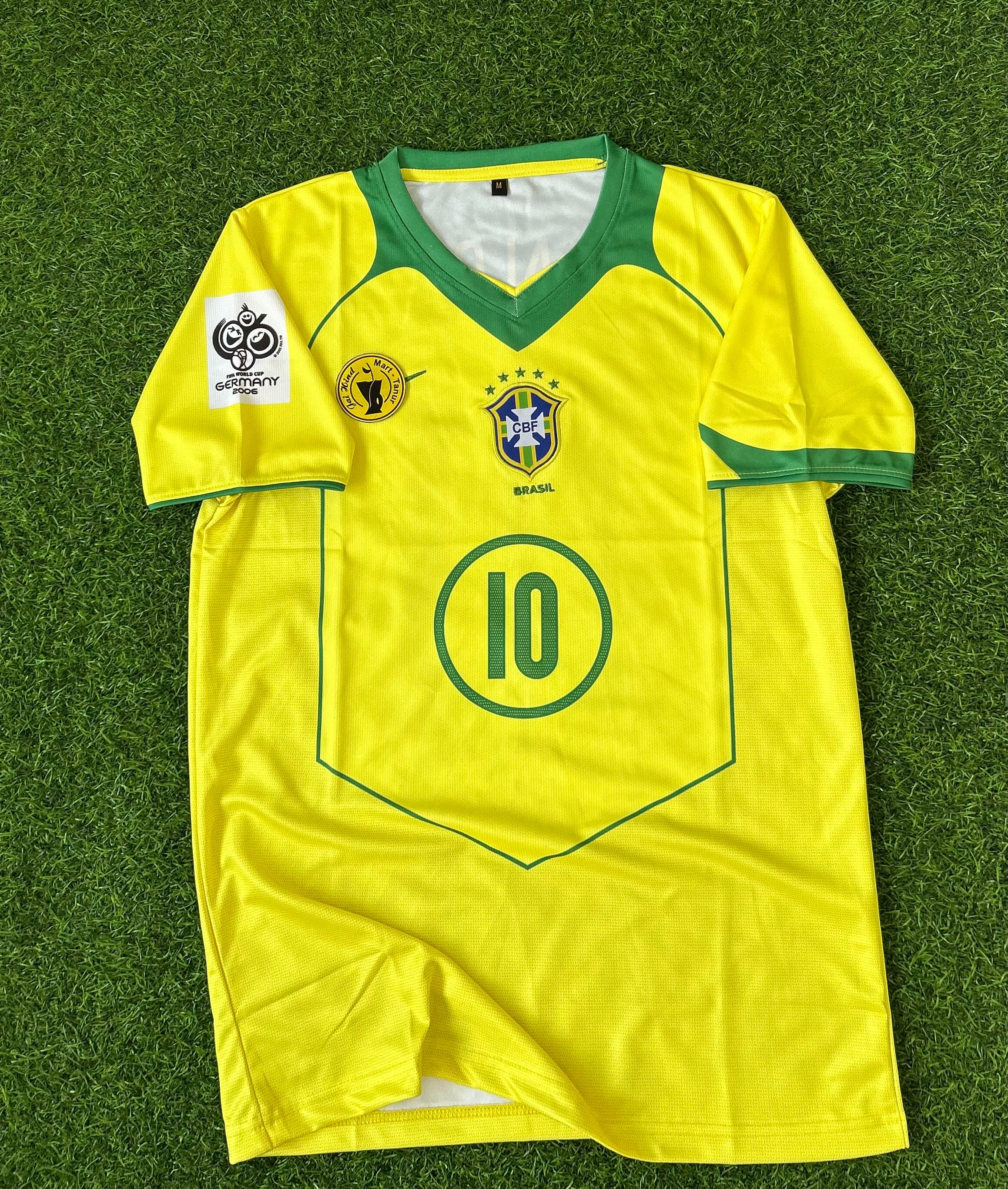 BRAZIL 2004-06 HOME KIT, HALFSLEEVE EMBROIDERY