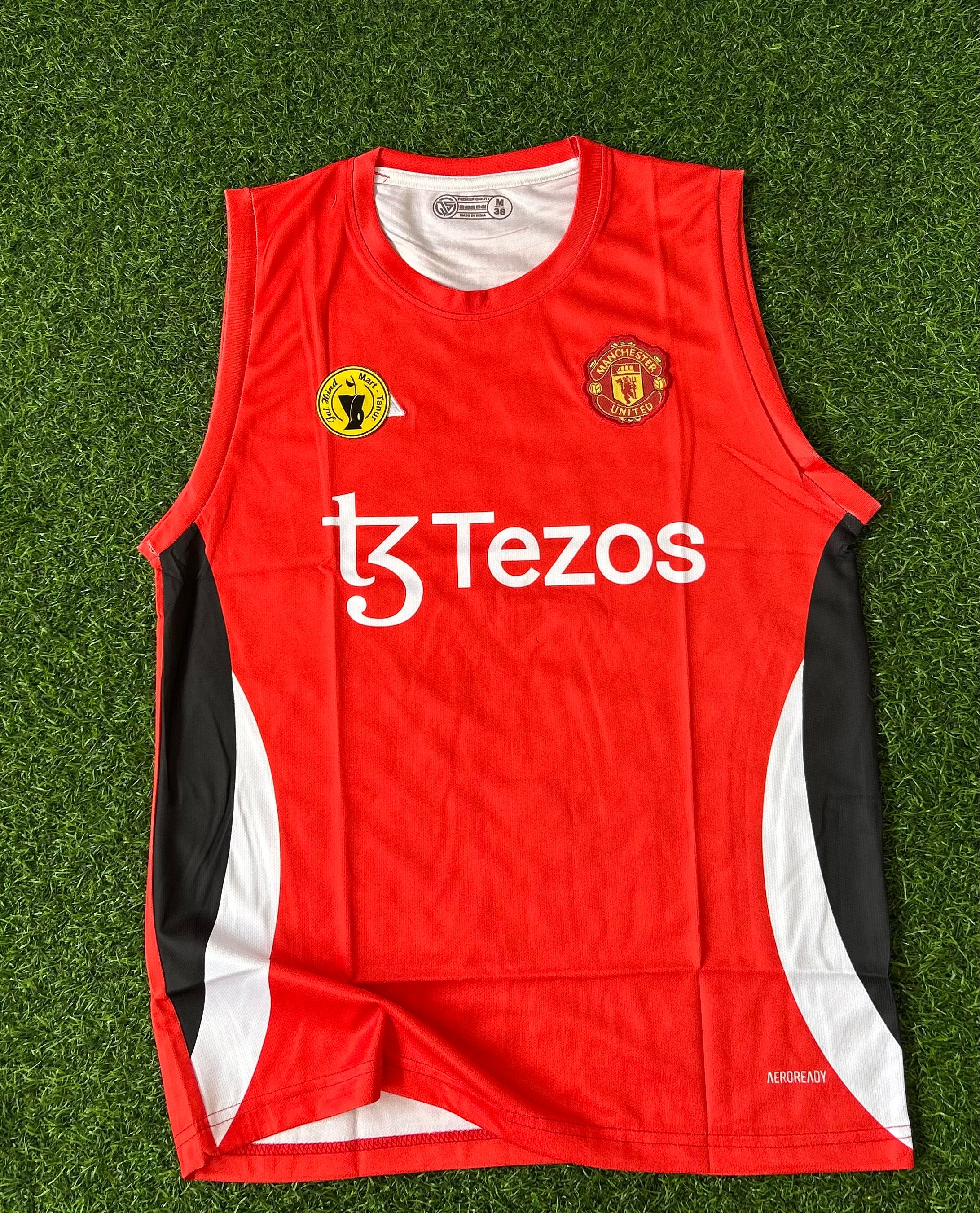 MAN UNITED TRAINING KIT, SLEEVELESS EMBROIDERY