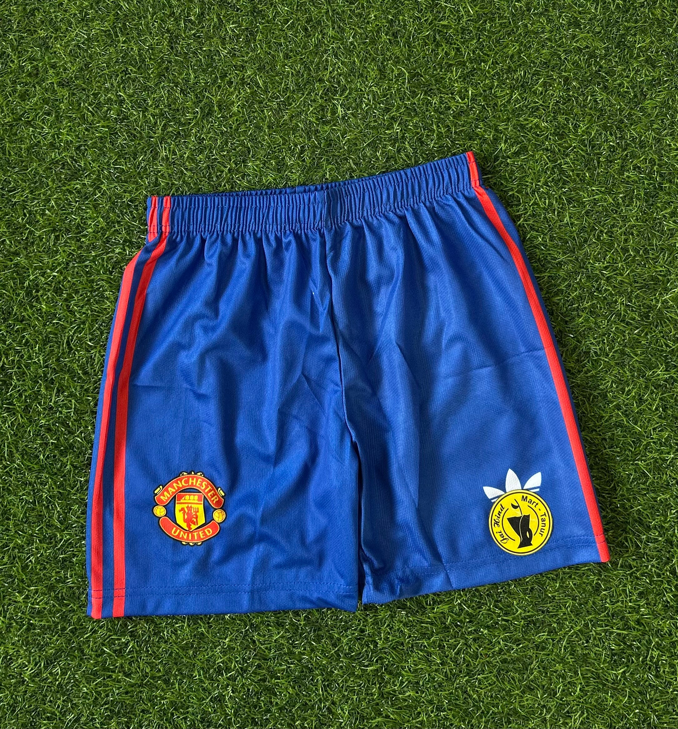 MAN UNITED 2026-27 SEASON AWAY KIT, HALF SLEEVE SUBLIMATION, JERSEY & SHORTS ( KID SIZE )