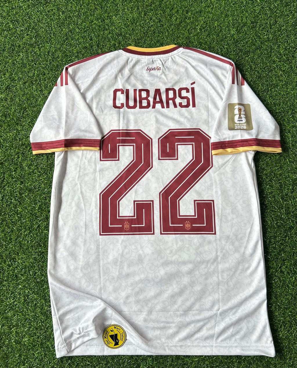 SPAIN 2026 AWAY JERSEY, HALF SLEEVE EMBROIDERY