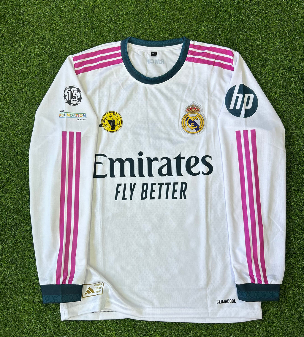 REAL MADRID 2026-27 SEASON HOME JERSEY, FULL SLEEVE EMBROIDERY