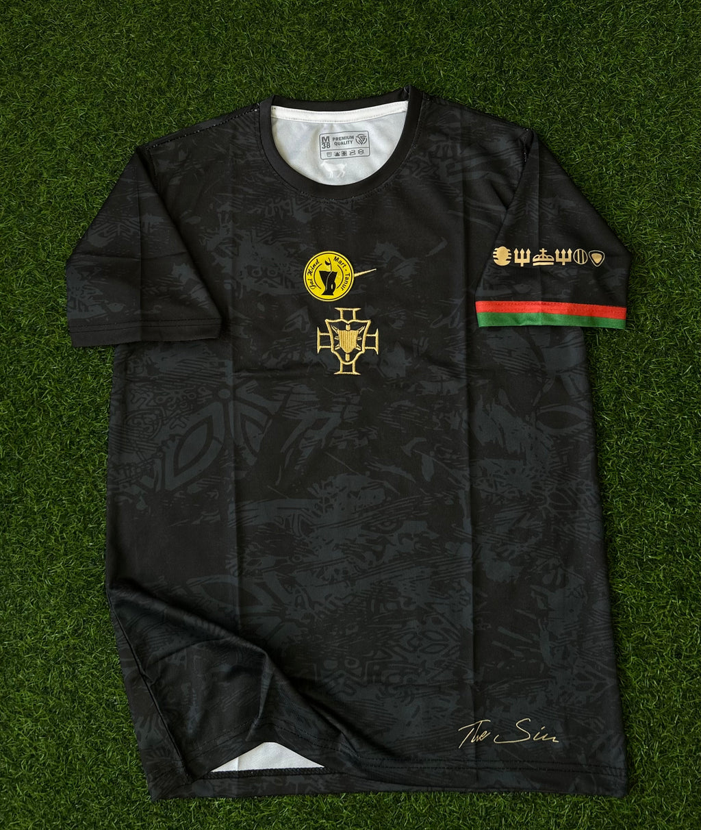 PORTUGAL ‘GOAT’ SPECIAL EDITION JERSEY, RONALDO TRIBUTE, HALF SLEEVE EMBROIDERY