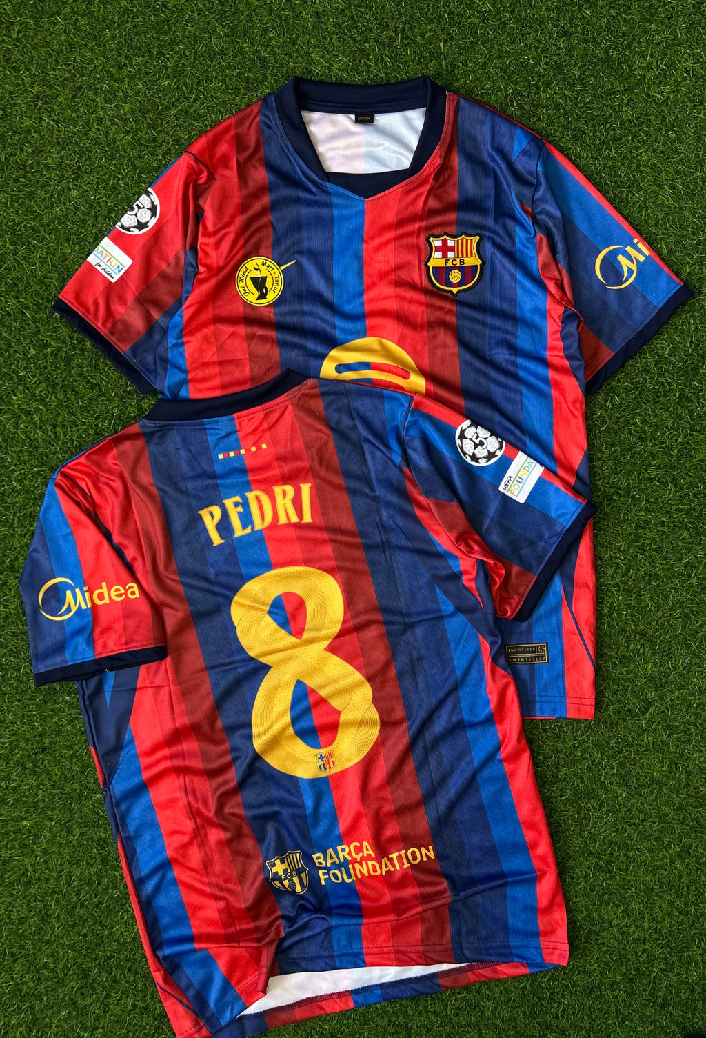 BARCELONA 2026-27 SEASON HOME JERSEY, HALF SLEEVE EMBROIDERY