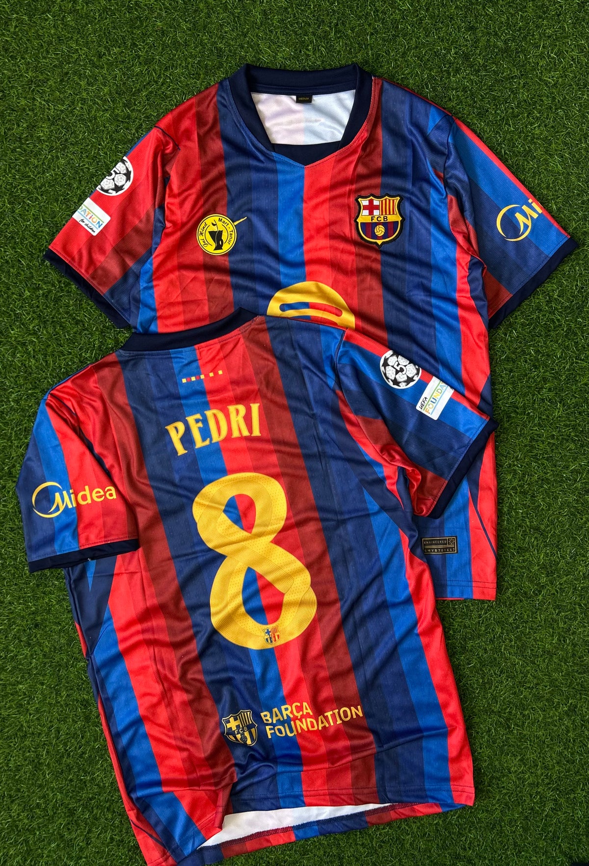 BARCELONA 2026-27 SEASON HOME JERSEY, HALF SLEEVE EMBROIDERY