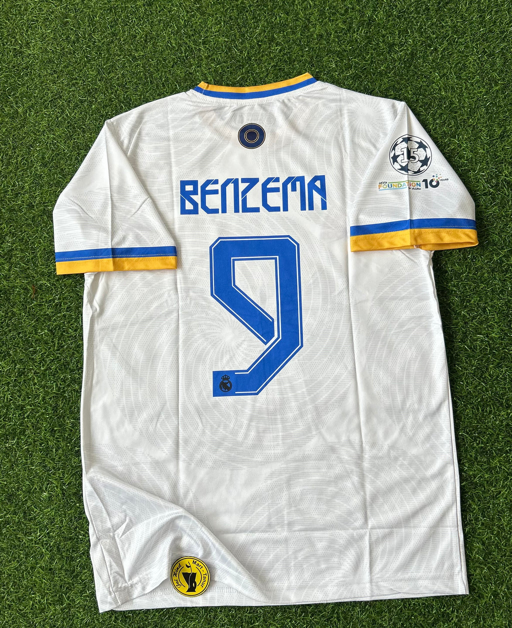 REAL MADRID 2021-22 HOME KIT, HALF SLEEVE EMBROIDERY