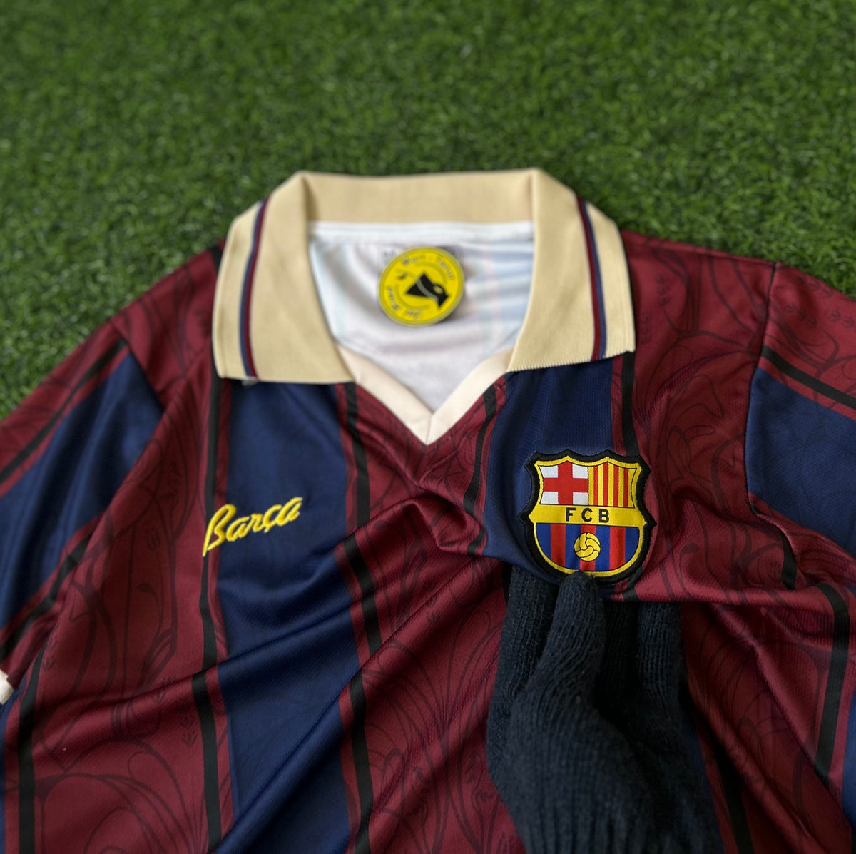 BARCELONA 125TH ANNIVERSARY JERSEY, HALF SLEEVE  POLO  EMBROIDERY