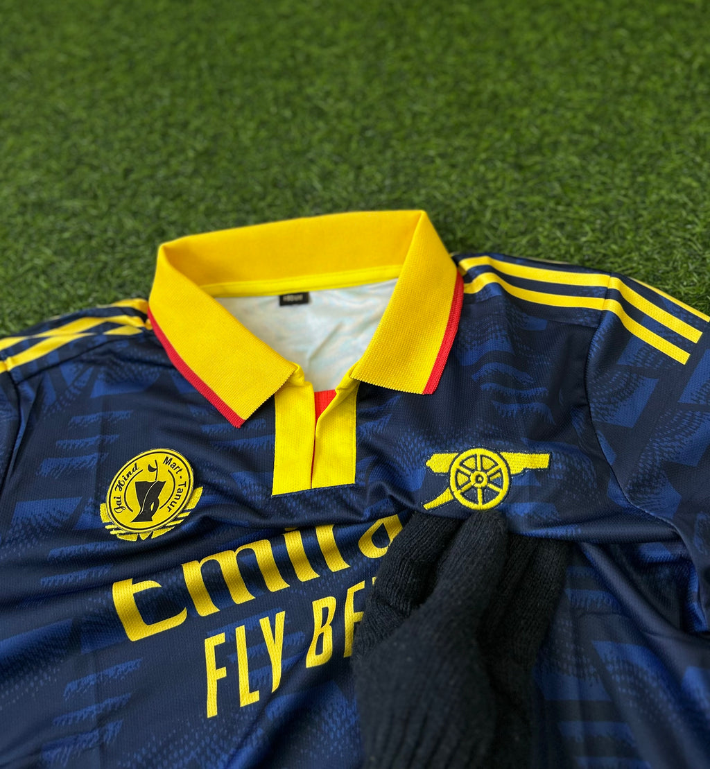 ARSENAL 2026-27 SEASON AWAY JERSEY, HALF SLEEVE POLO  EMBROIDERY