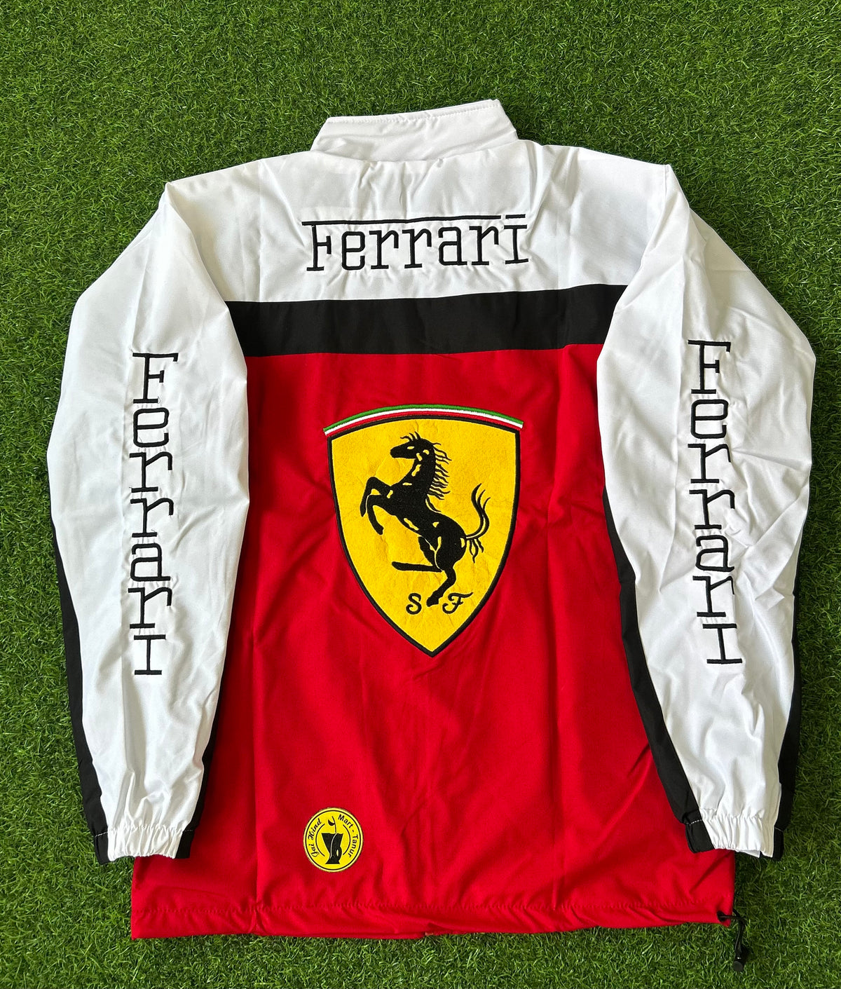 IMPORTED ZIPPER JACKET, FERRARI EDITION, FULL LOGO EMBROIDERY