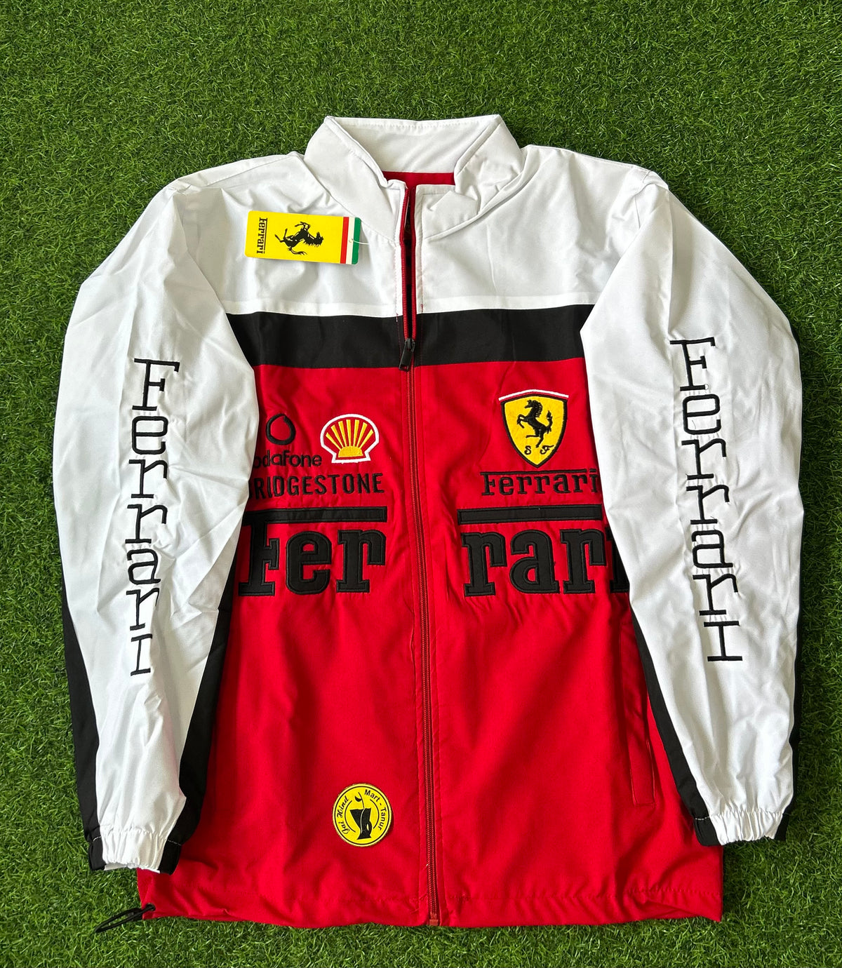 IMPORTED ZIPPER JACKET, FERRARI EDITION, FULL LOGO EMBROIDERY
