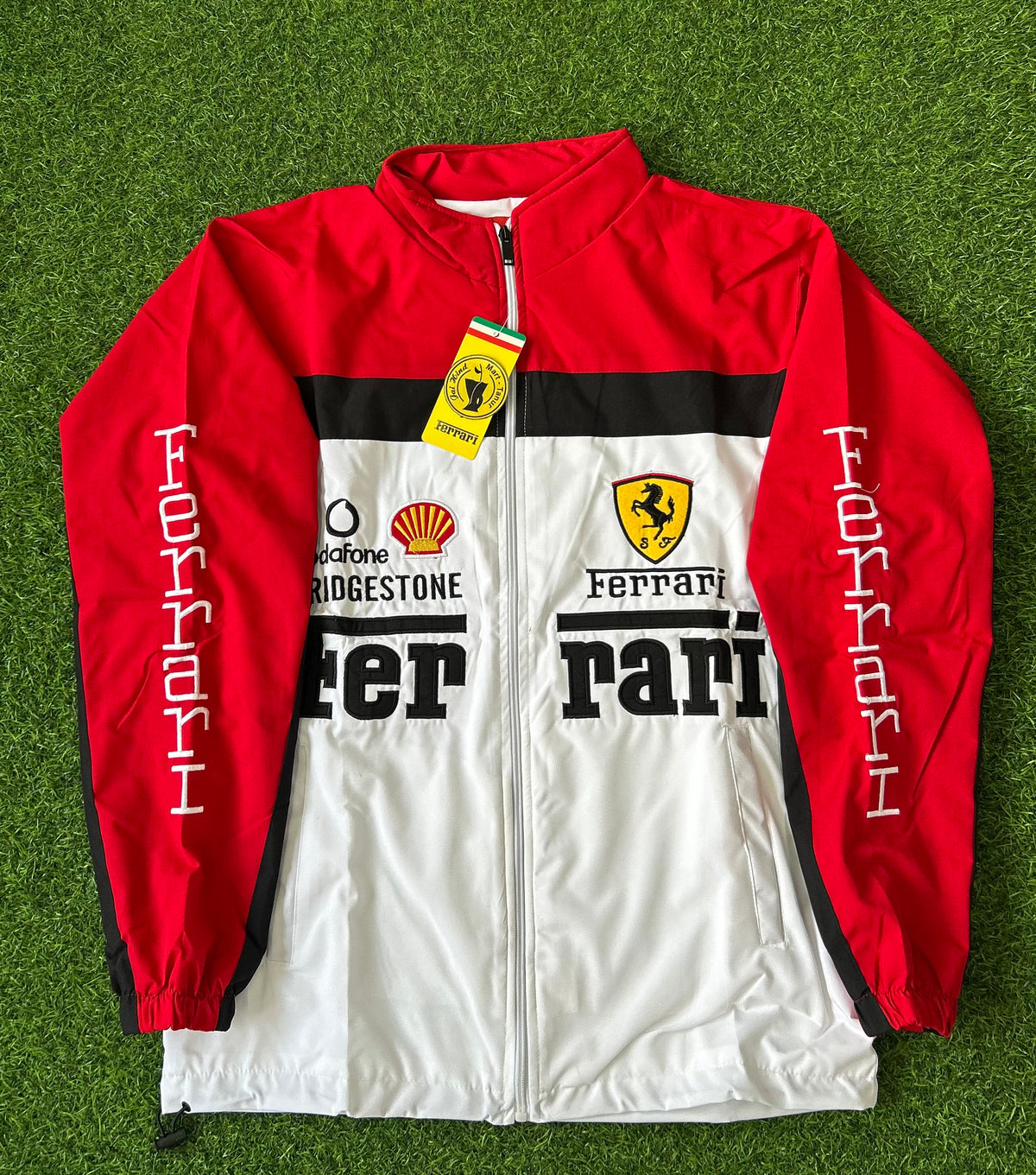 IMPORTED ZIPPER JACKET, FERRARI EDITION, FULL LOGO EMBROIDERY