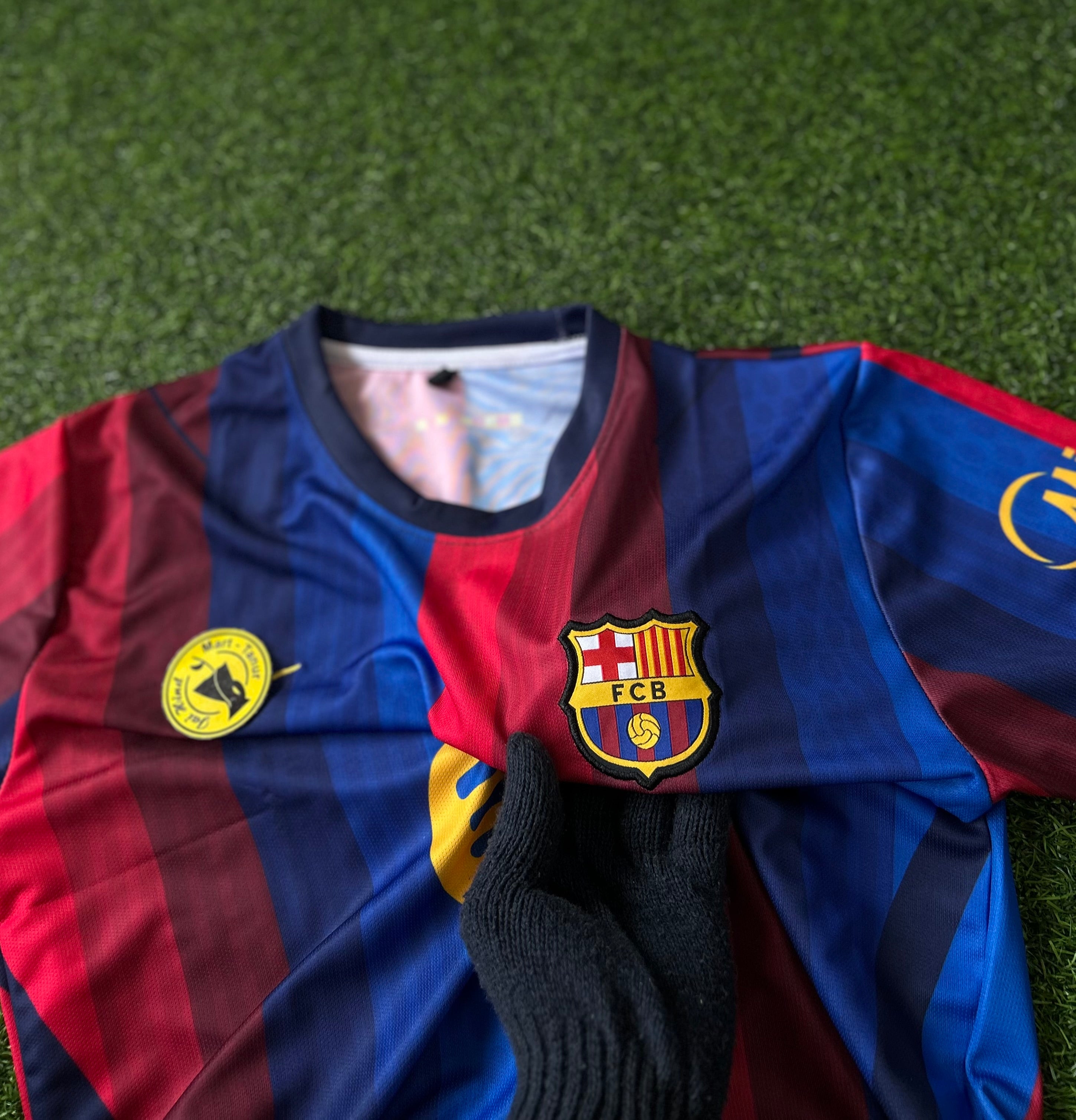 BARCELONA 2026-27 SEASON HOME JERSEY, HALF SLEEVE  EMBROIDERY