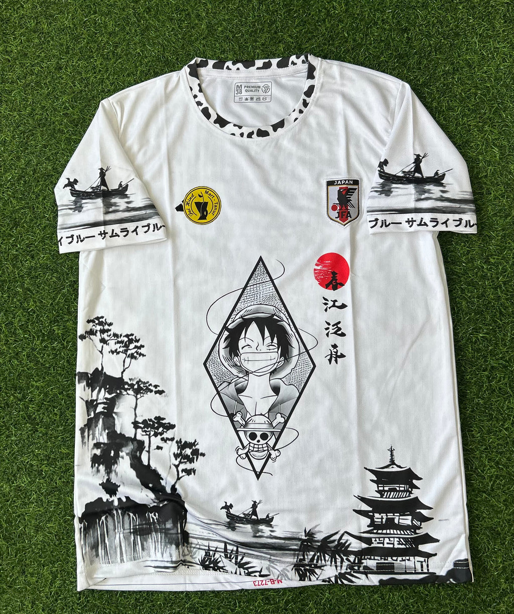 JAPAN x ONE PIECE SPECIAL EDITION JERSEY, HALF SLEEVE EMBROIDERY